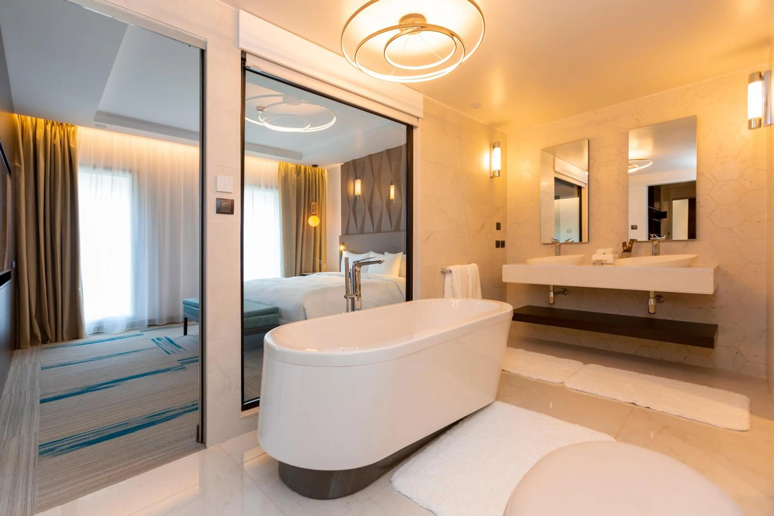 Bed in Novotel Convention And Spa