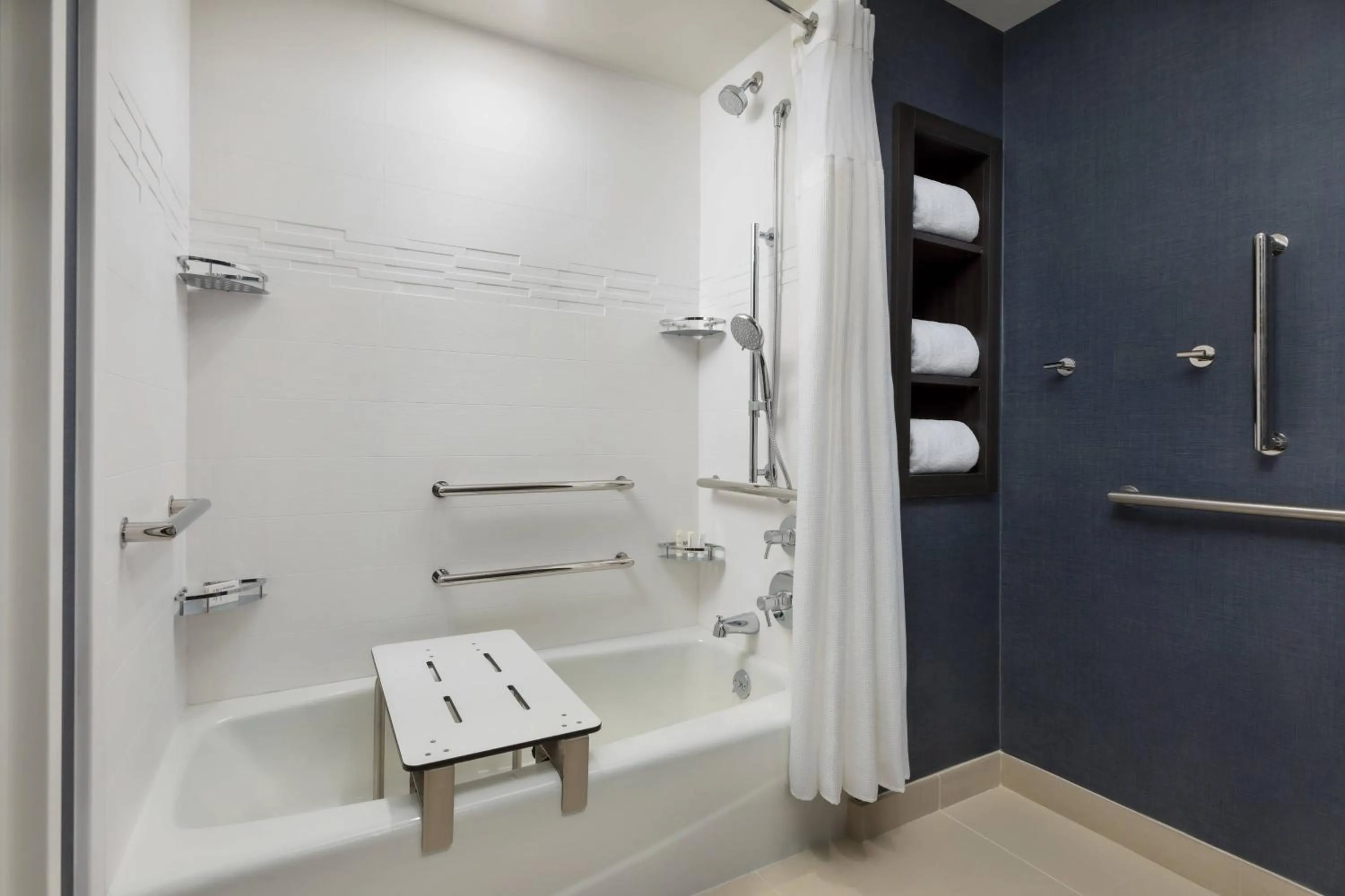 Bathroom in Residence Inn Long Island Garden City