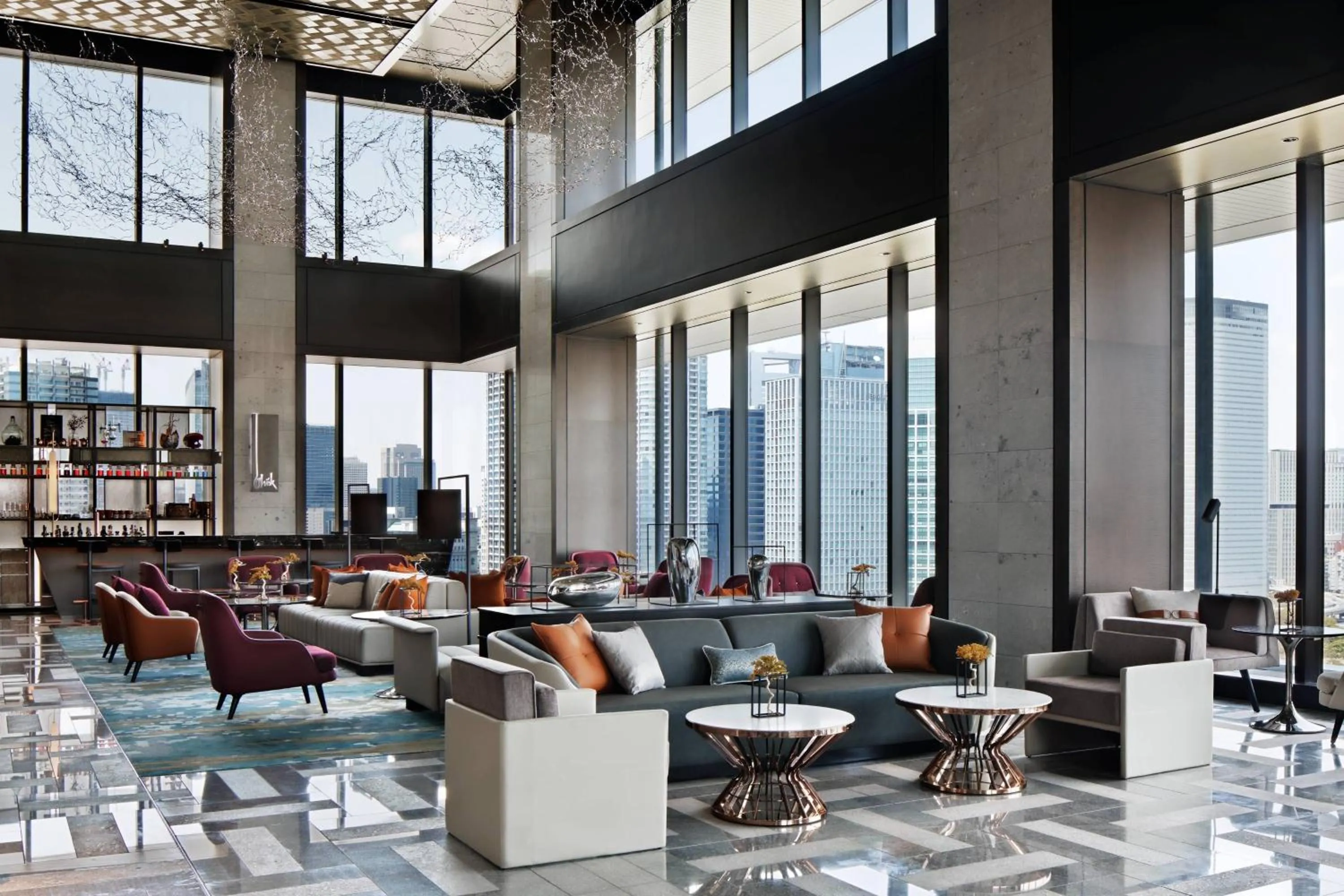 Lounge or bar in mesm Tokyo, Autograph Collection