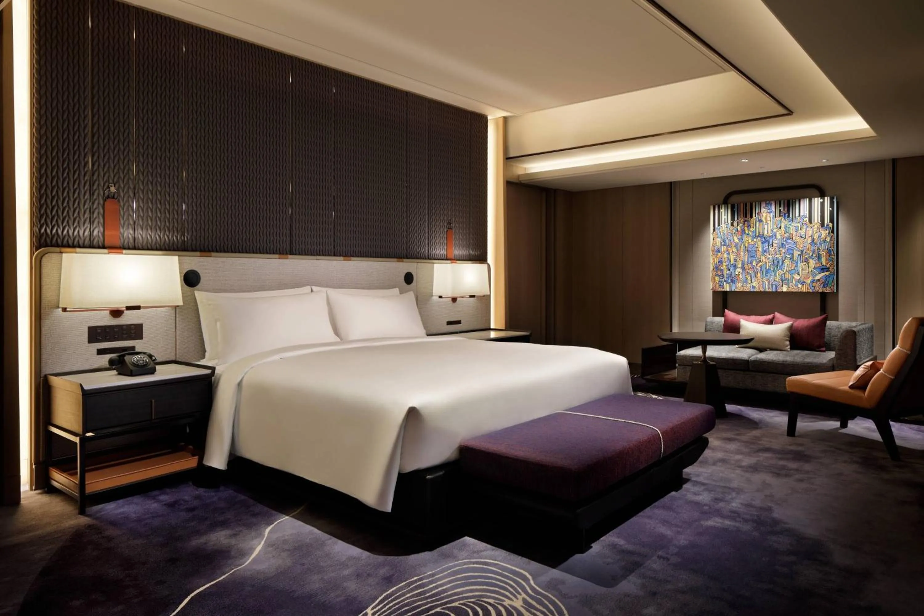 Bedroom, Bed in mesm Tokyo, Autograph Collection