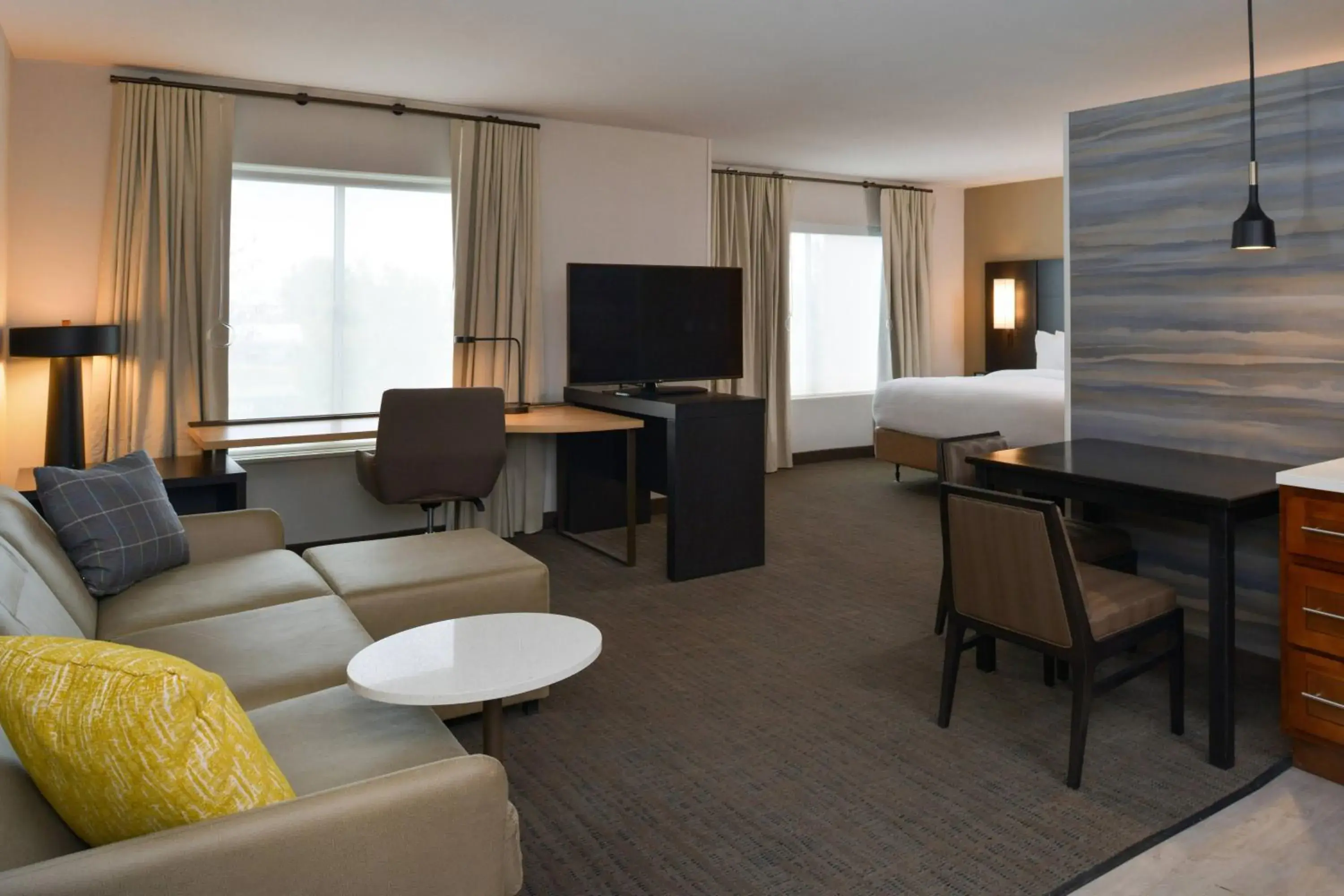 King Studio with Sofa Bed in Residence Inn Visalia King Studio with Sofa Bed in Residence Inn Visalia