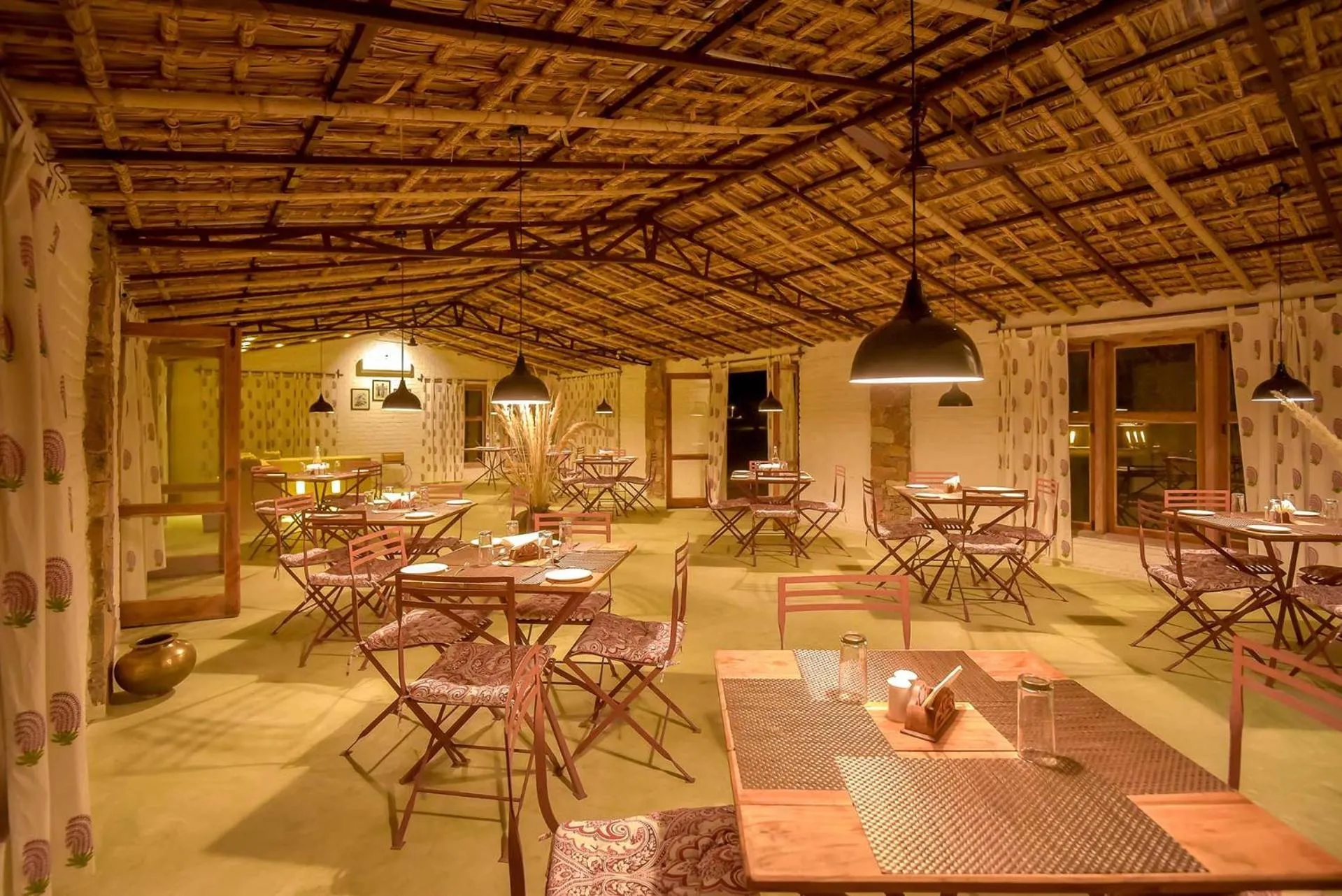 Dining area in Camp Lands End