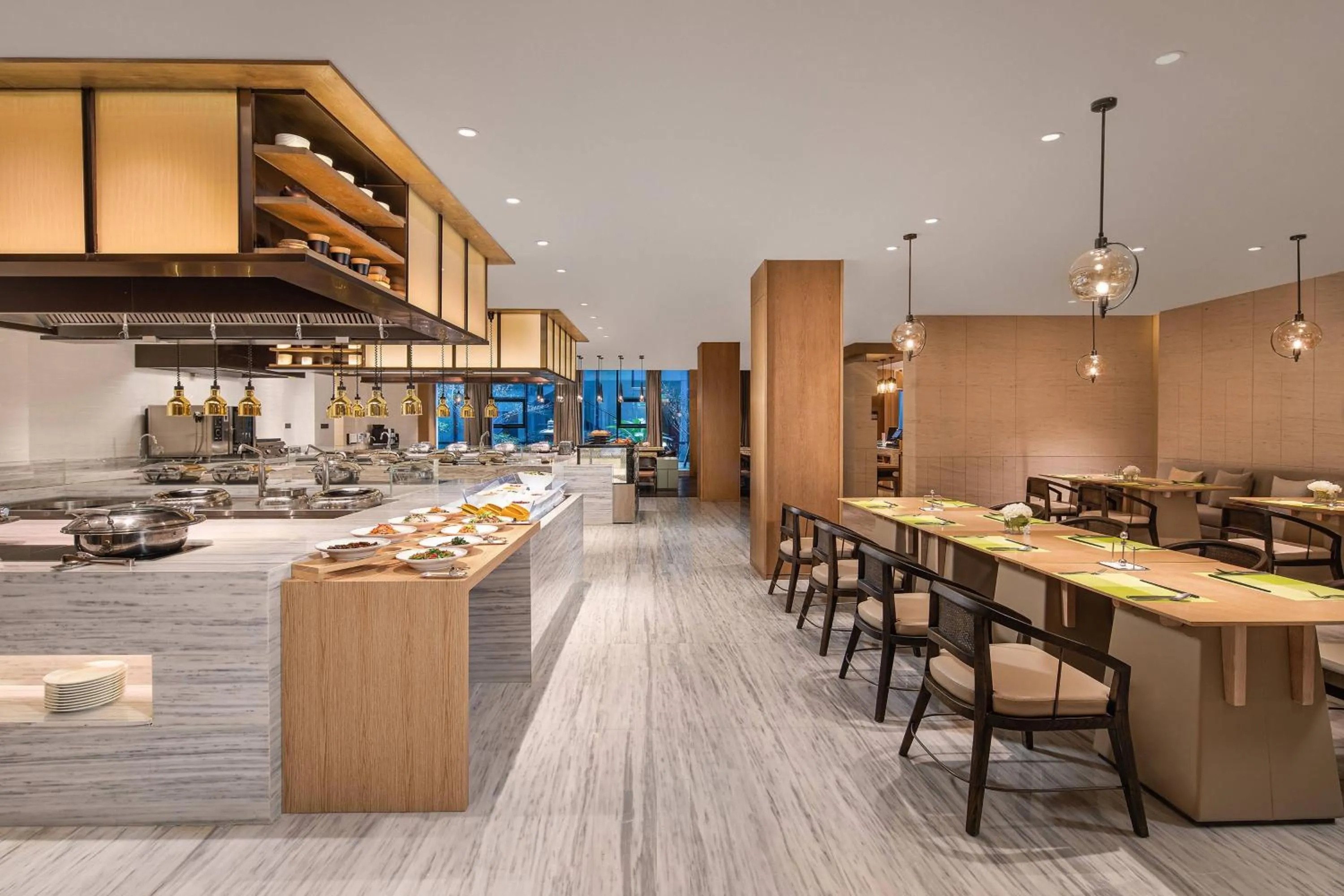 Restaurant/places to eat in Courtyard by Marriott Wuxi Lihu Lake