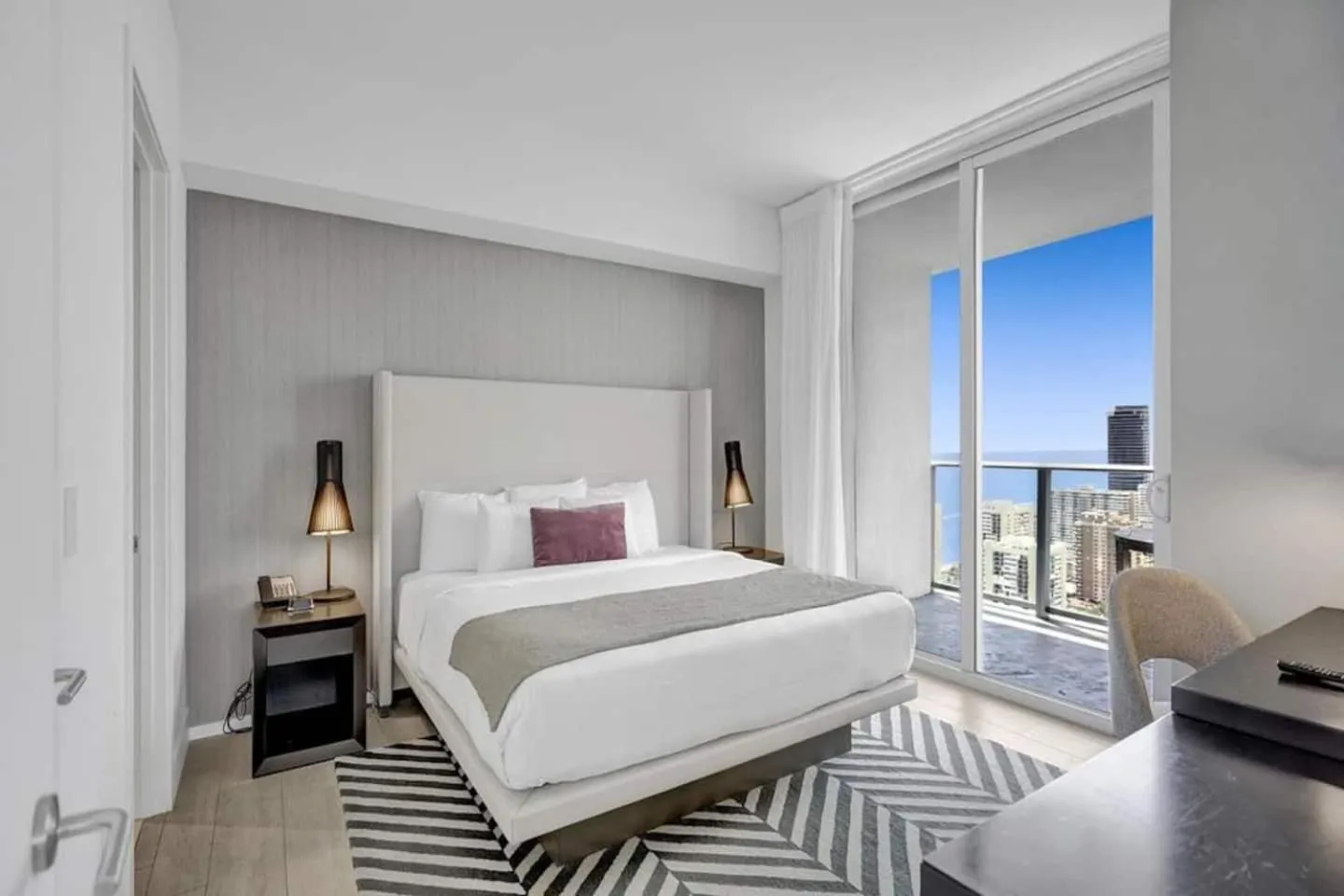 Bed in Amazing Apartments At H Beach House