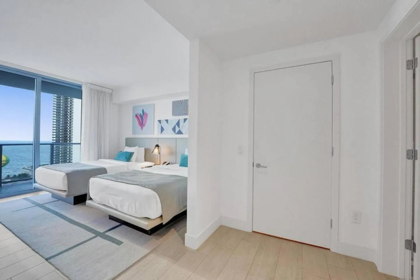 Bed in Amazing Apartments At H Beach House