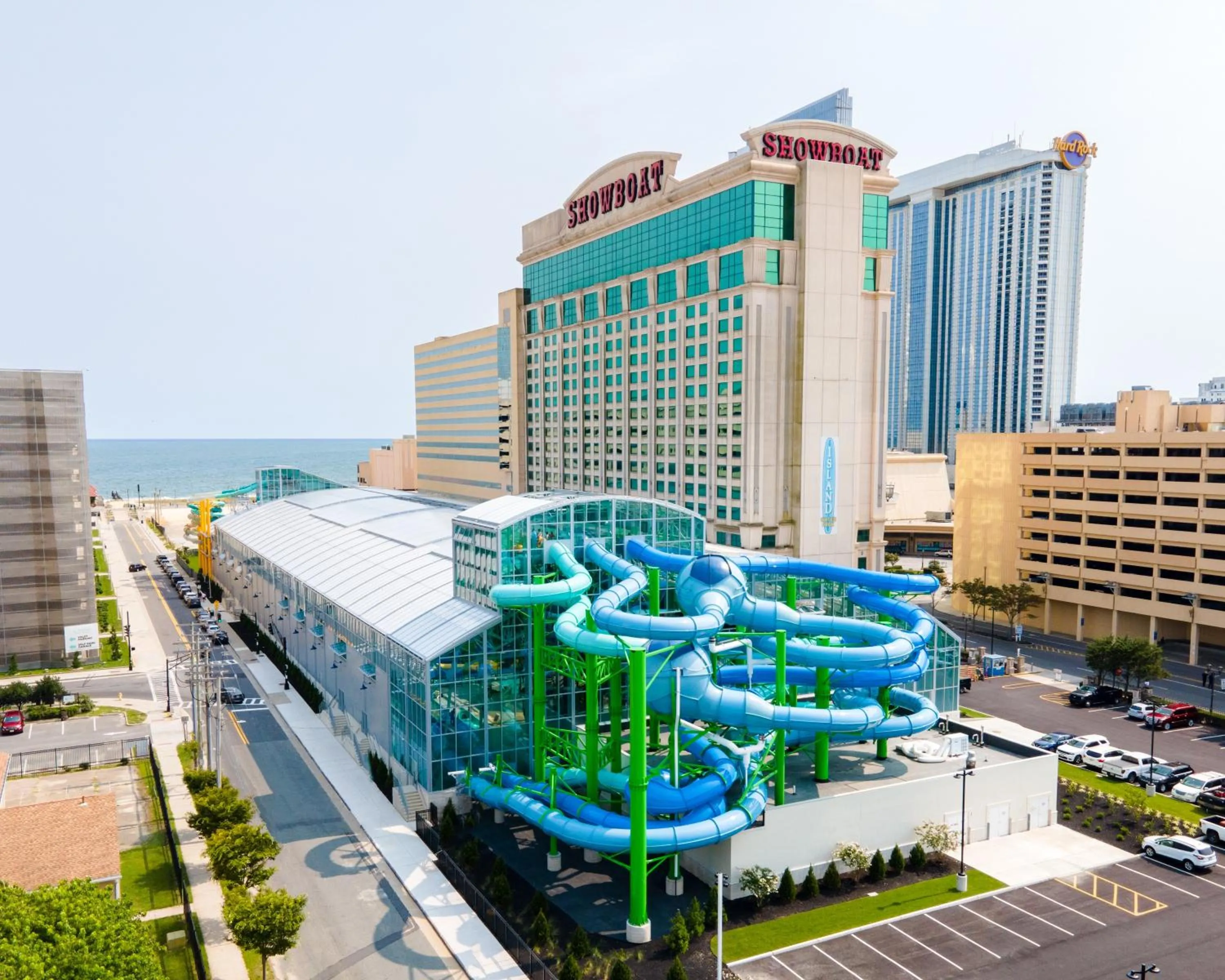 Aqua park in Showboat Hotel Atlantic City