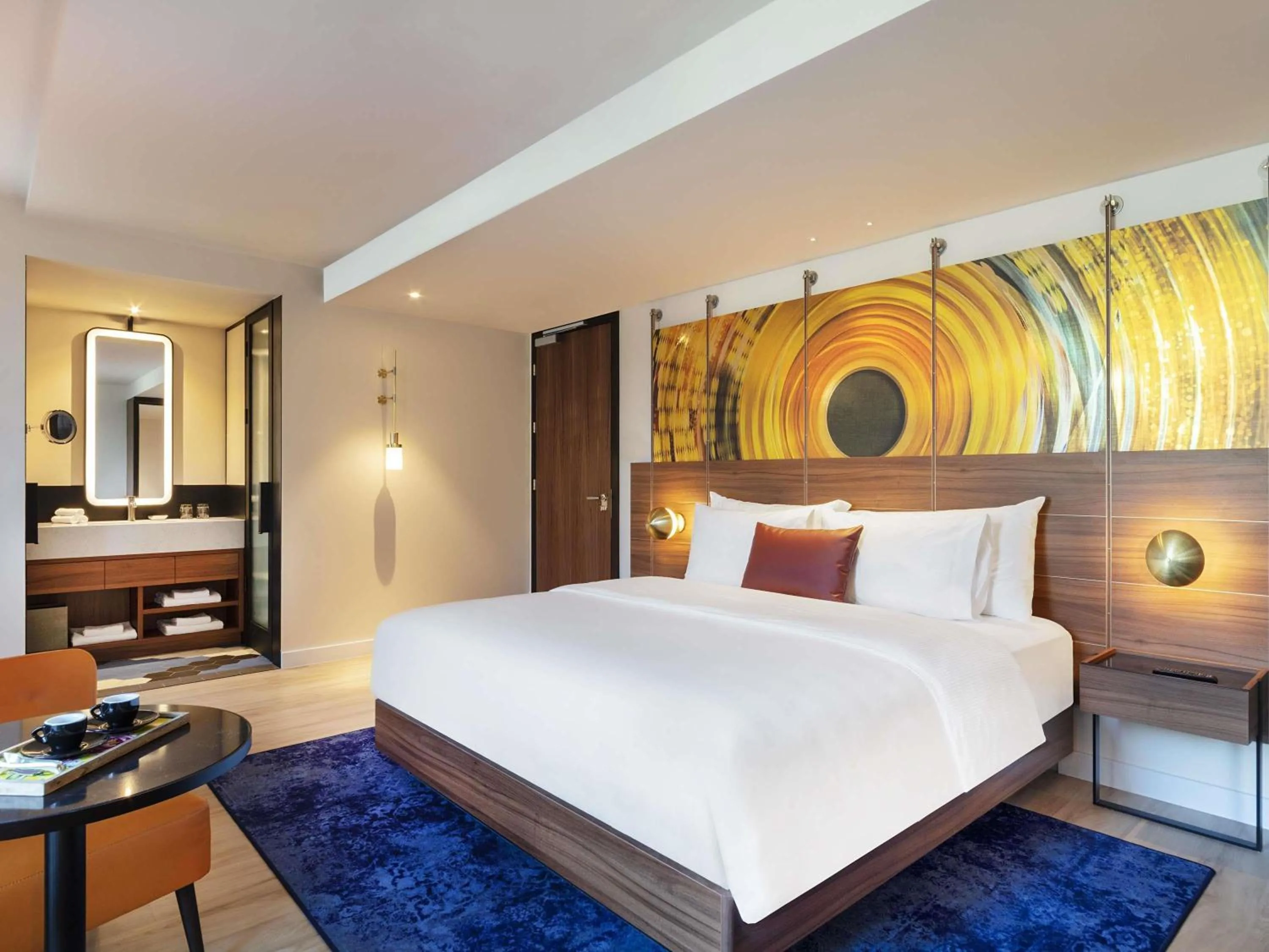 Bedroom, Bed in Pullman Budapest