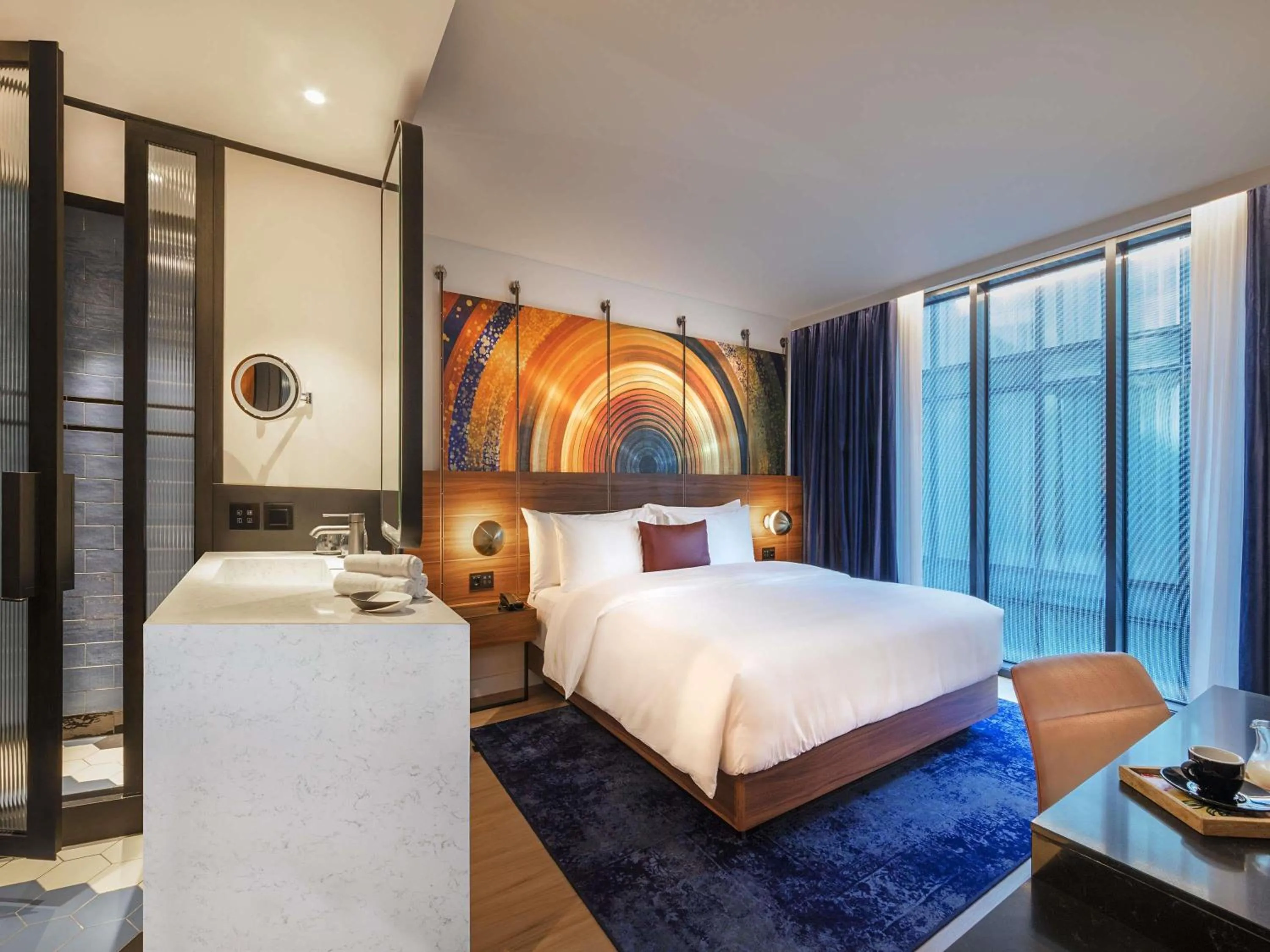 Bedroom, Bed in Pullman Budapest