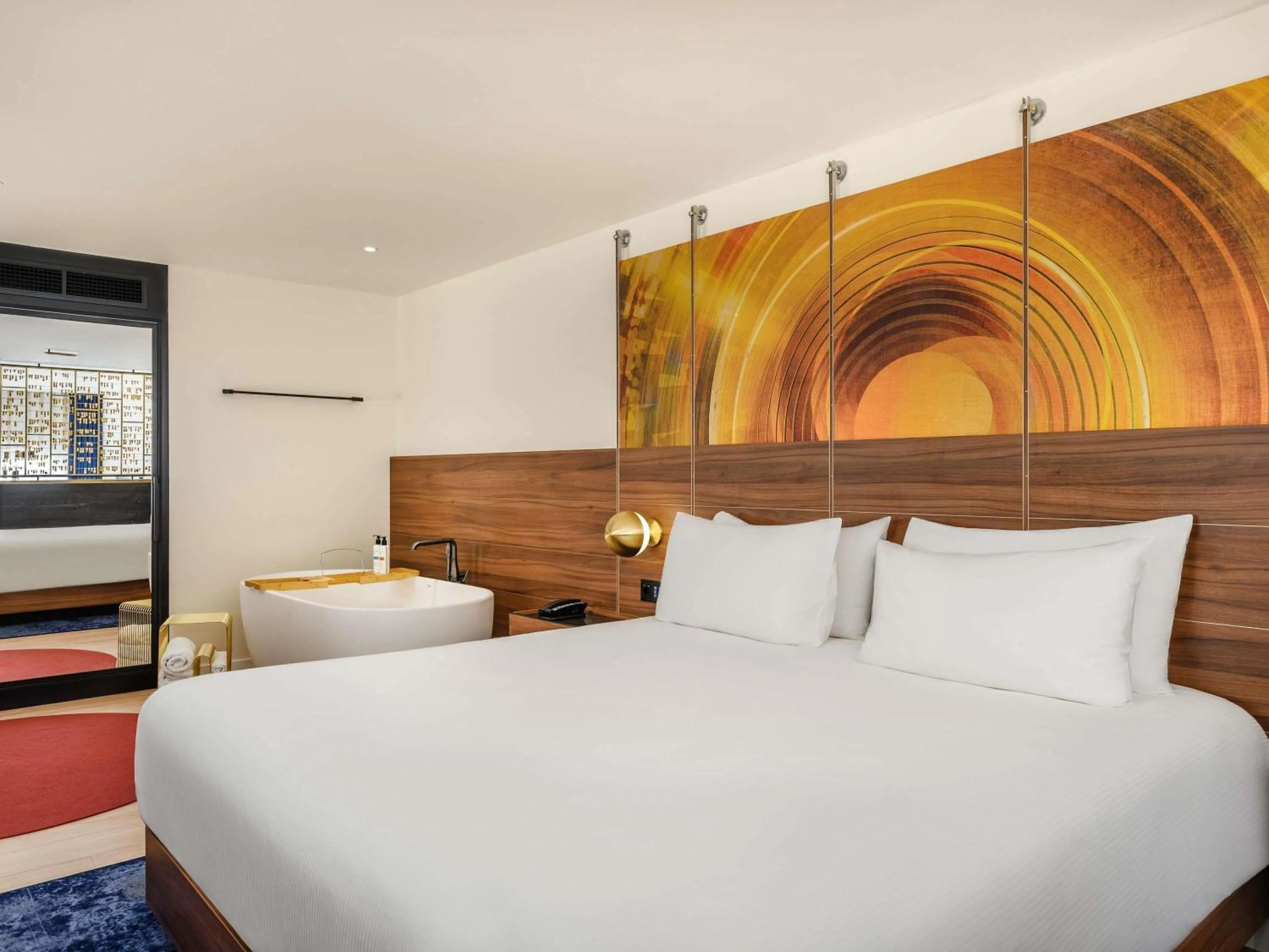 Bedroom, Bed in Pullman Budapest