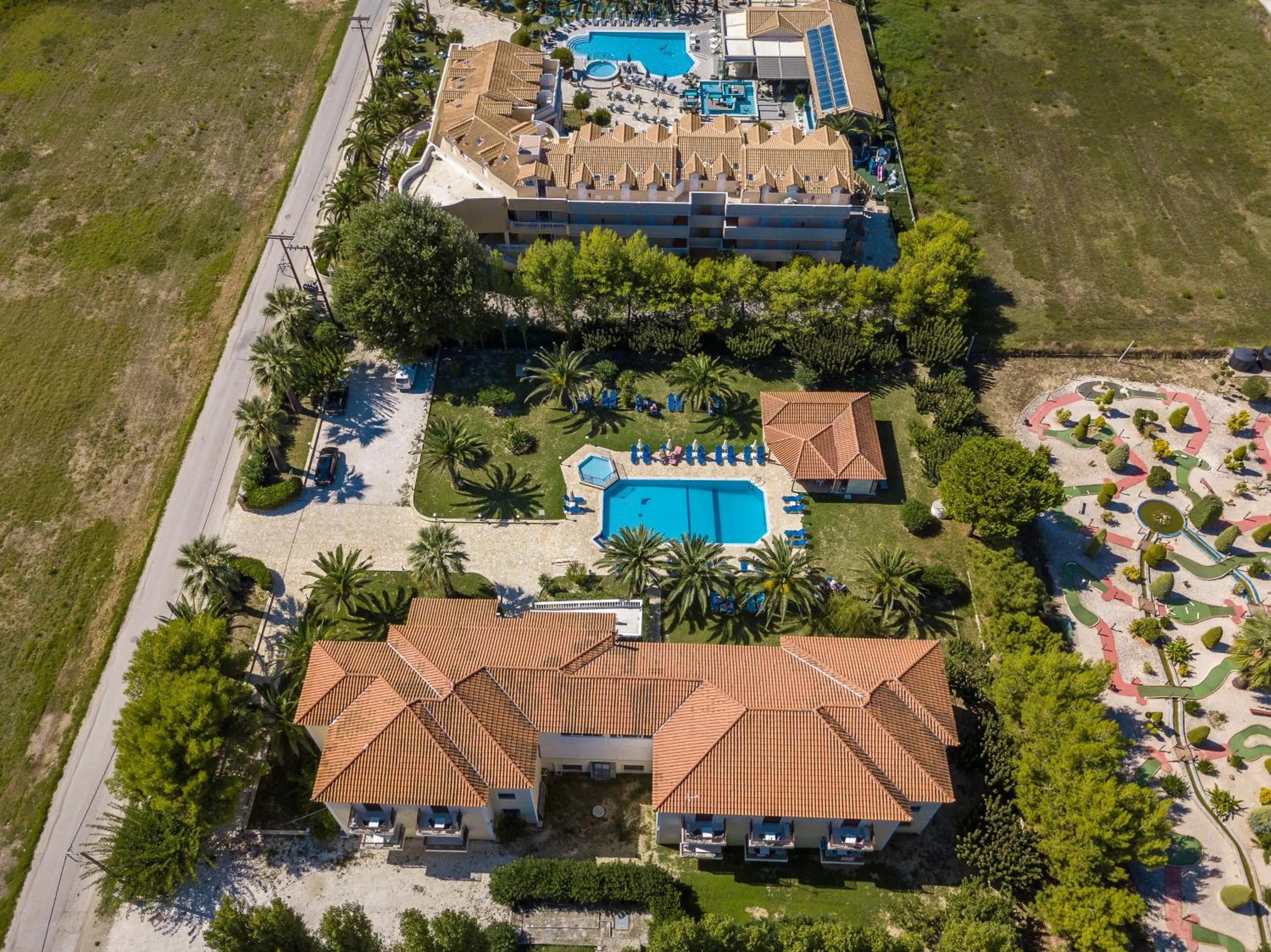 Bird's eye view in Kalidonio Studios Zante