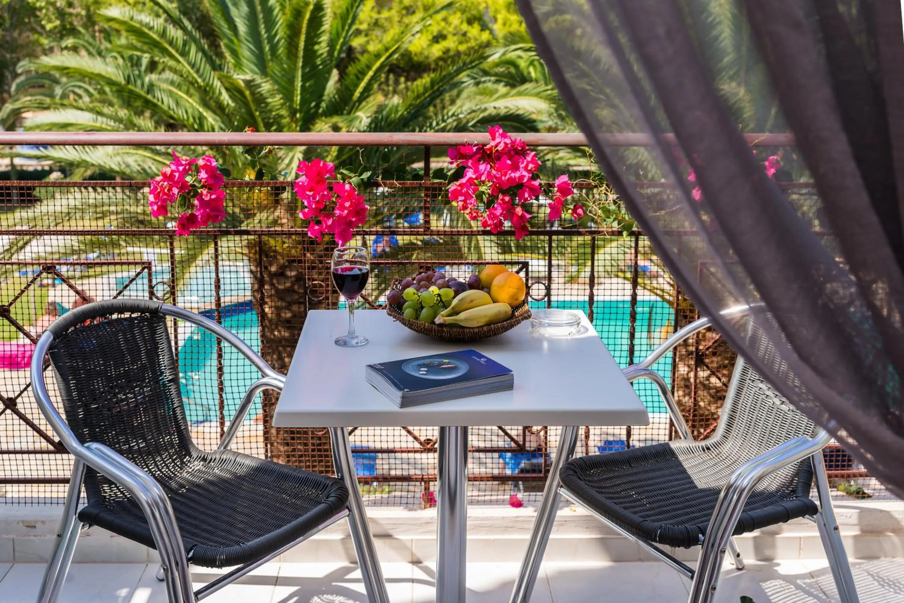 Balcony/Terrace in Kalidonio Studios Zante