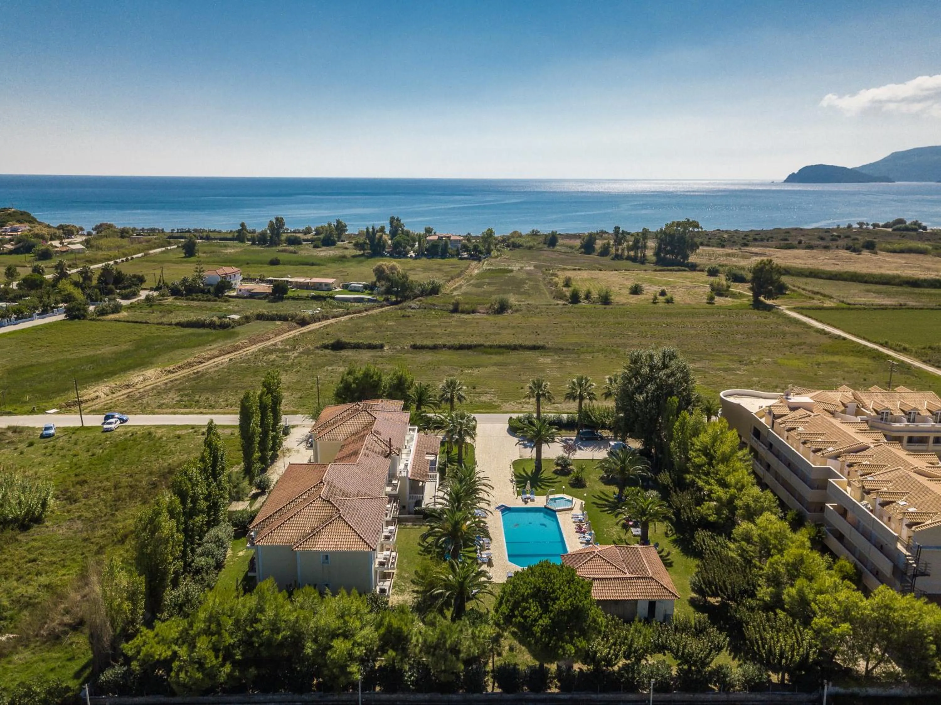 Bird's eye view in Kalidonio Studios Zante