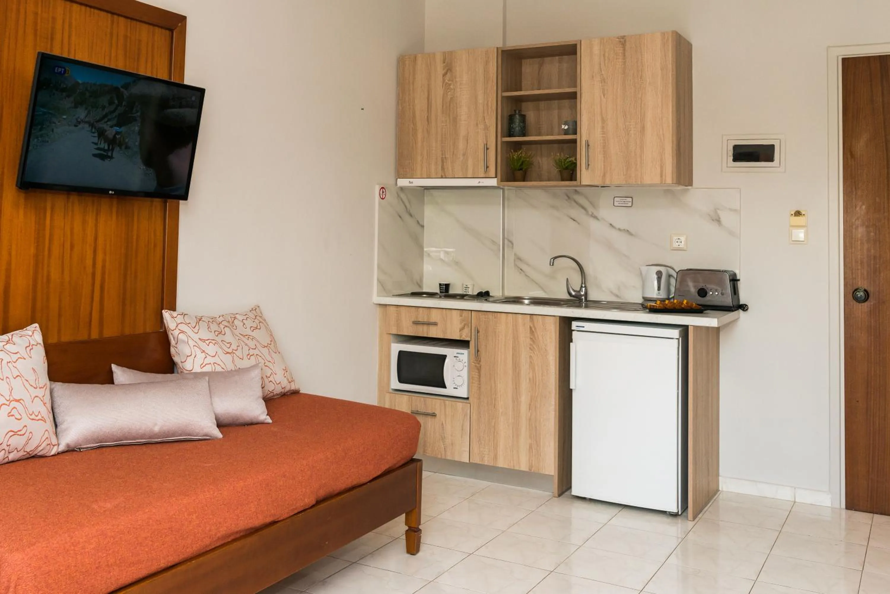 Kitchen or kitchenette in Kalidonio Studios Zante