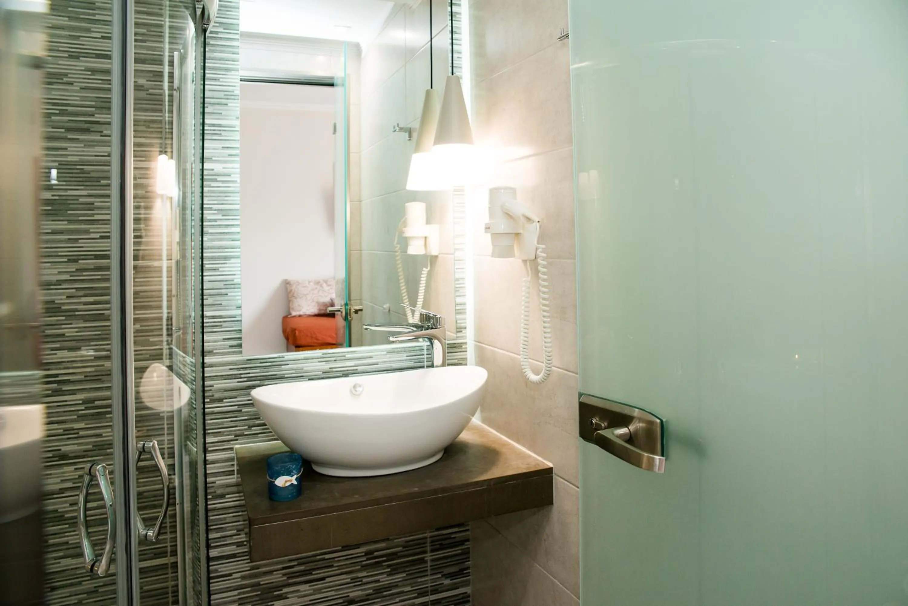 Bathroom in Kalidonio Studios Zante