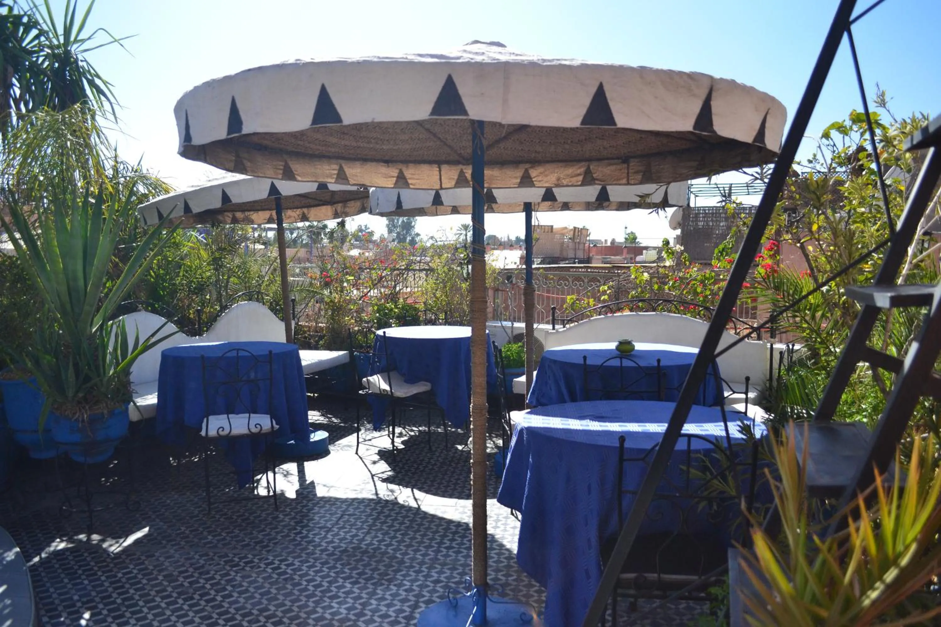 Patio in Riad Hôtel Belleville Marrakech