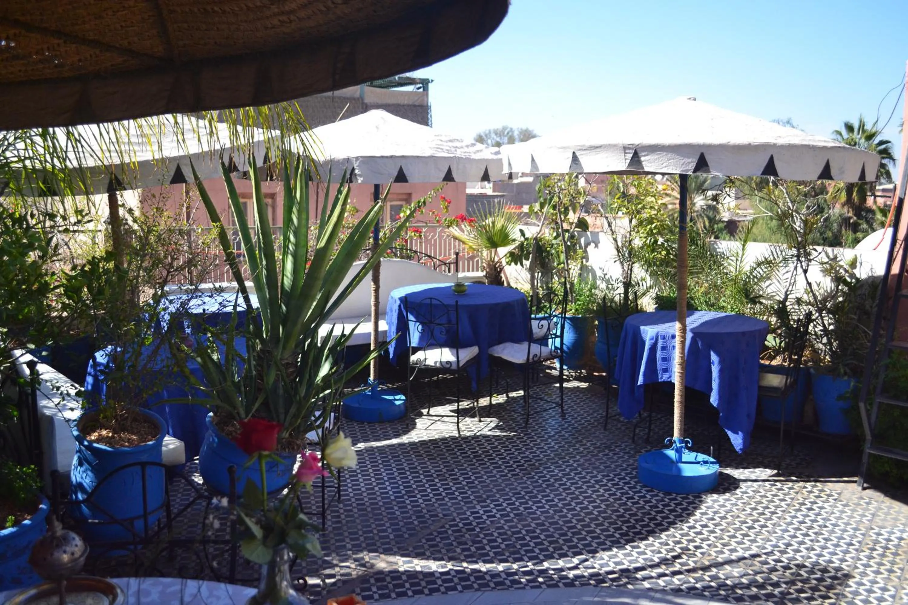 Patio in Riad Hôtel Belleville Marrakech