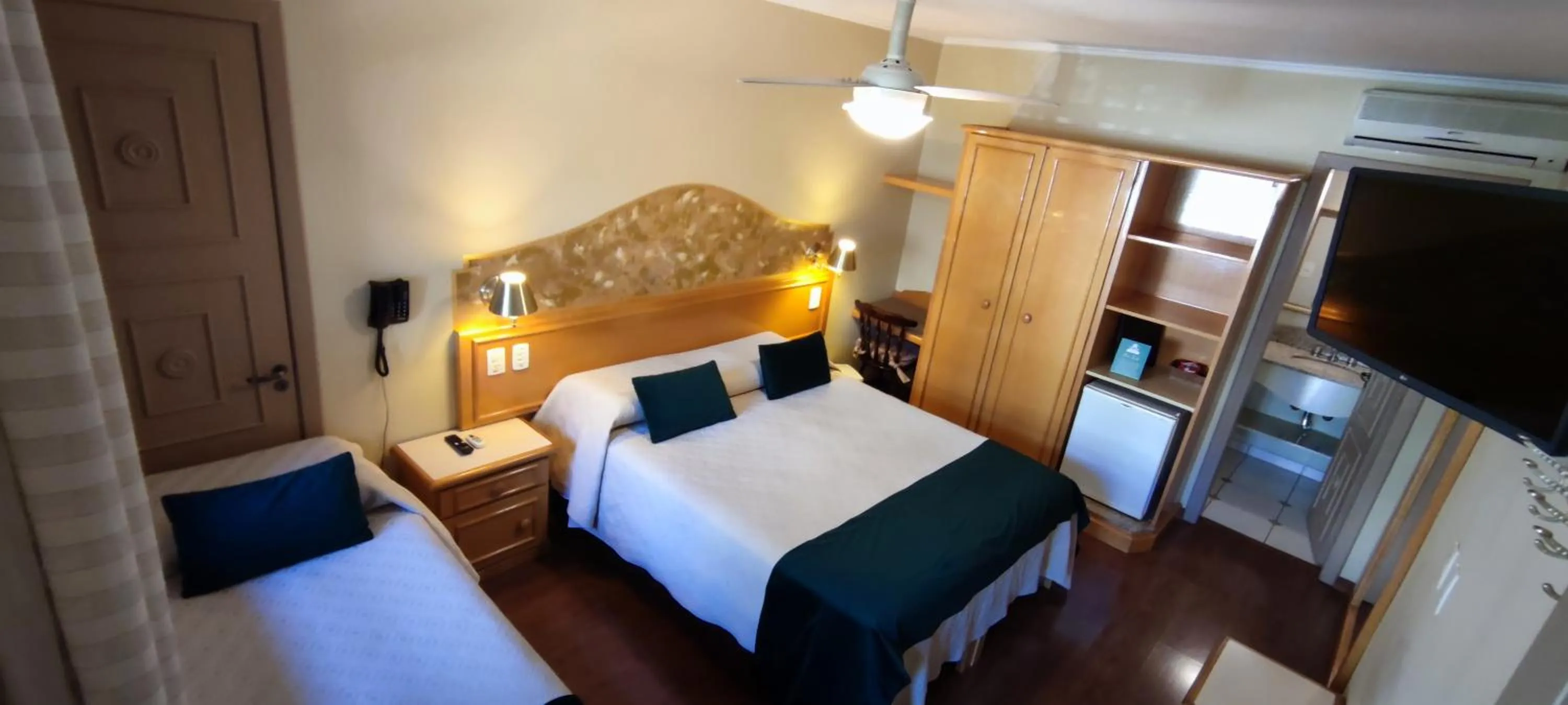 Bed in Hotel Vovó Carolina