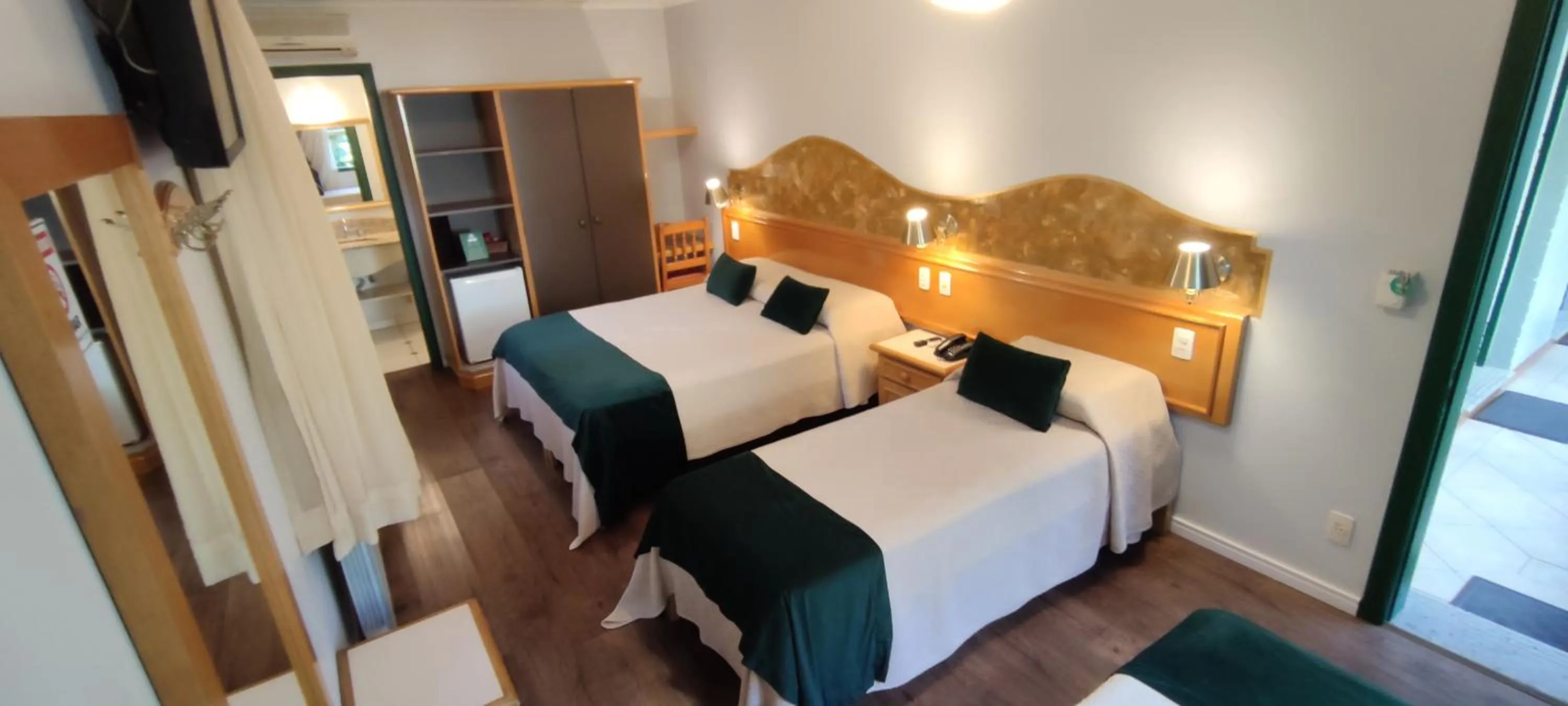 Bed in Hotel Vovó Carolina