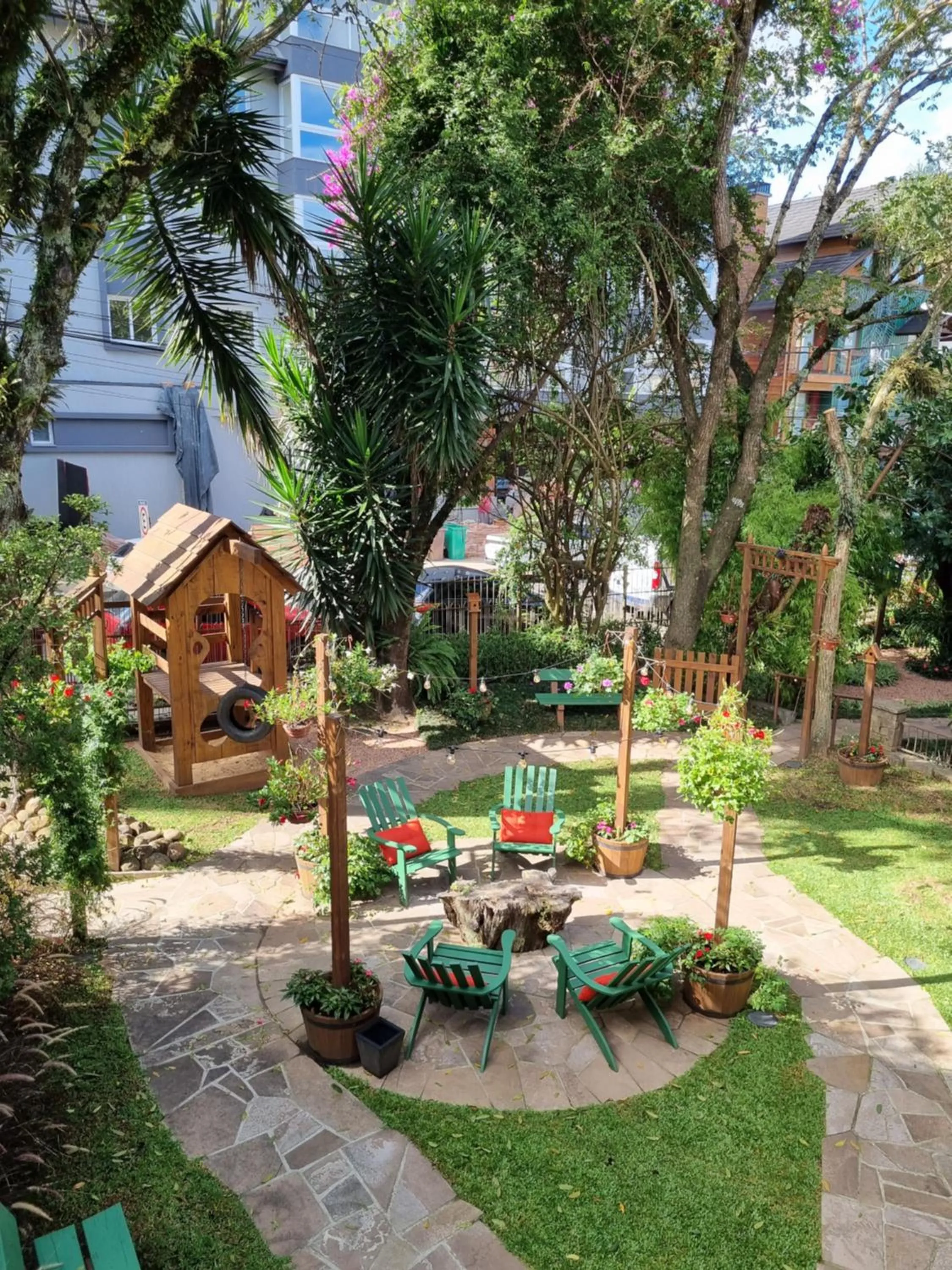 Garden in Hotel Vovó Carolina