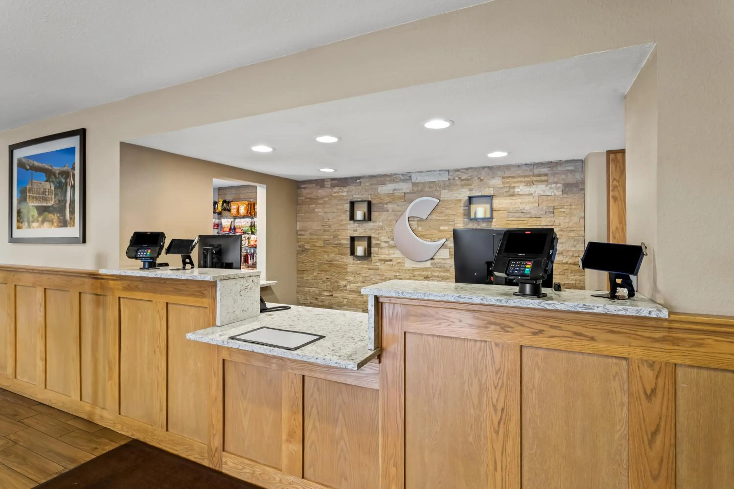 Lobby or reception in Comfort Inn & Suites Albuquerque Downtown