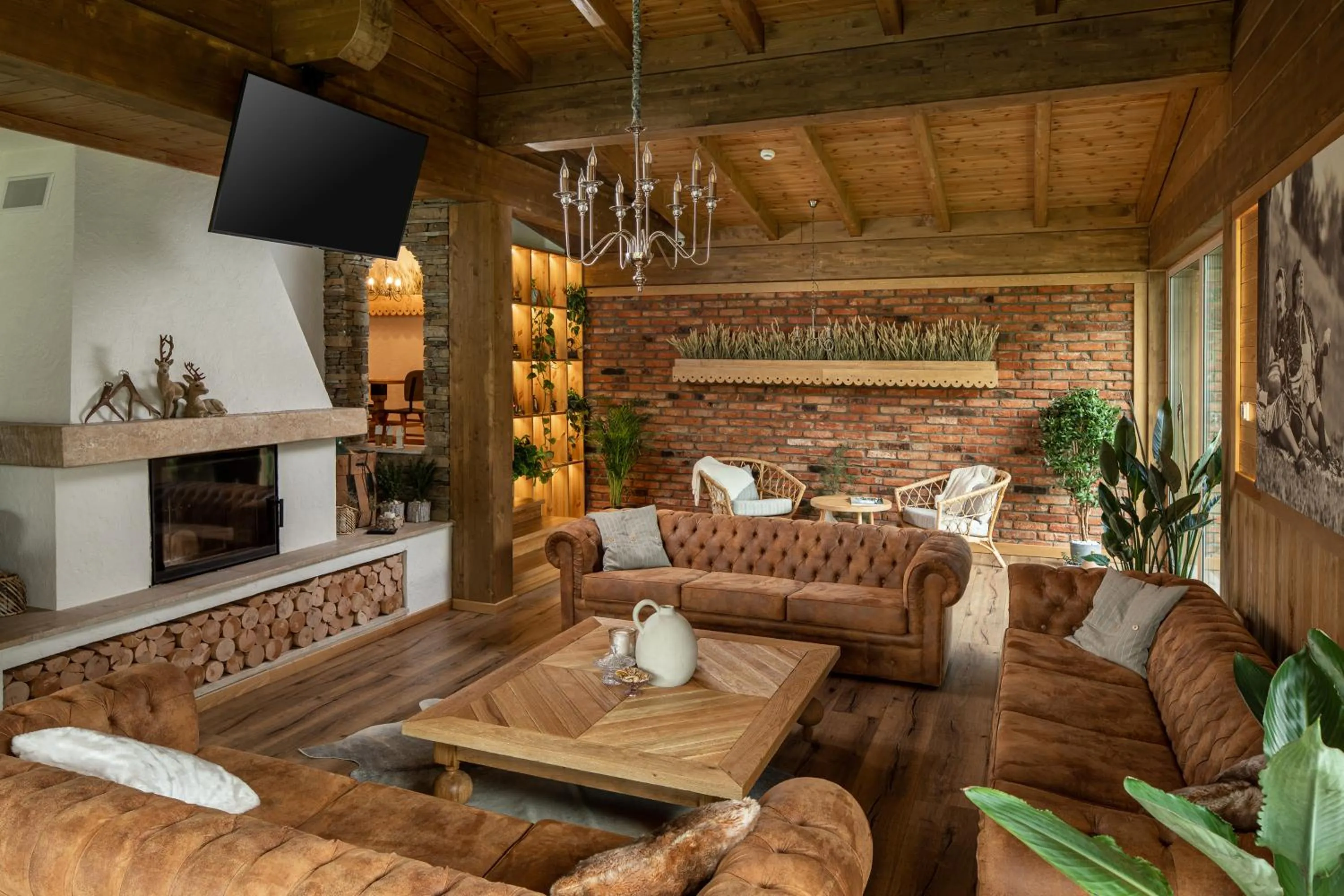 Living room in Zara Chalet