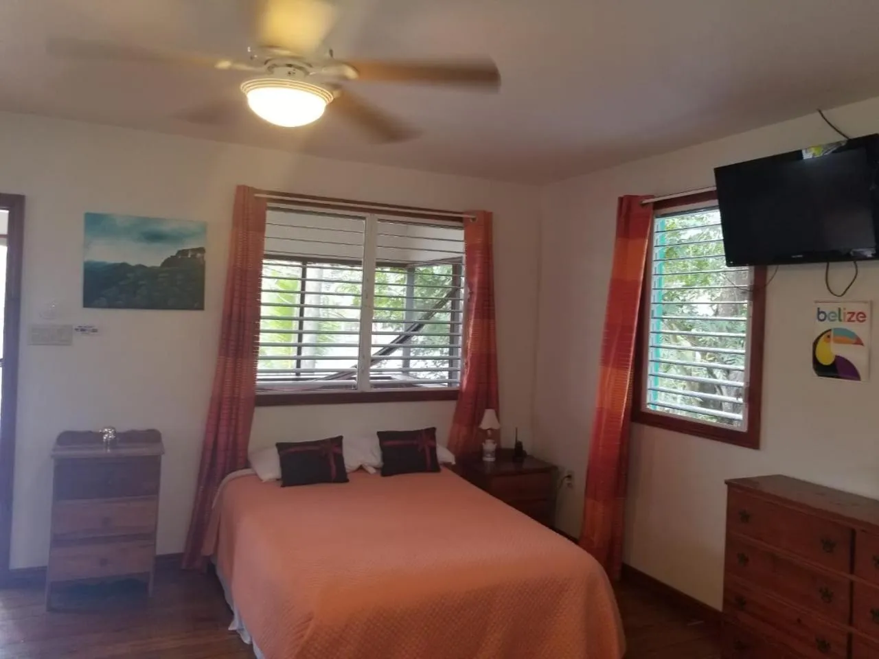 Bed in River Bend Resort Bze