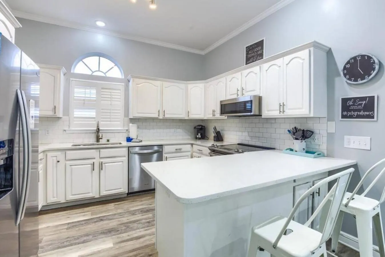 Kitchen or kitchenette in Casa Palmera