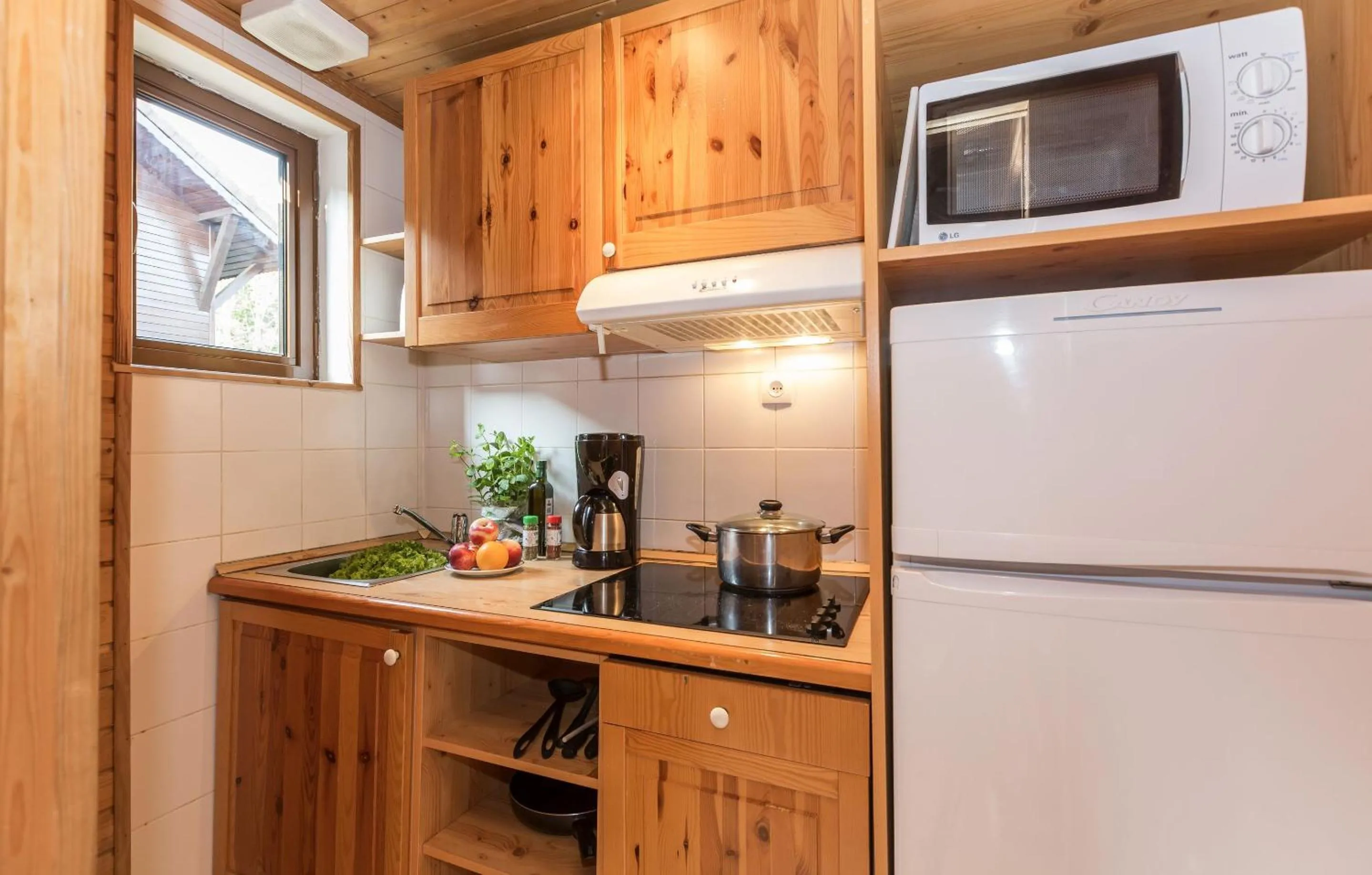 Kitchen or kitchenette in Résidence Odalys Les Chalets d'Evian