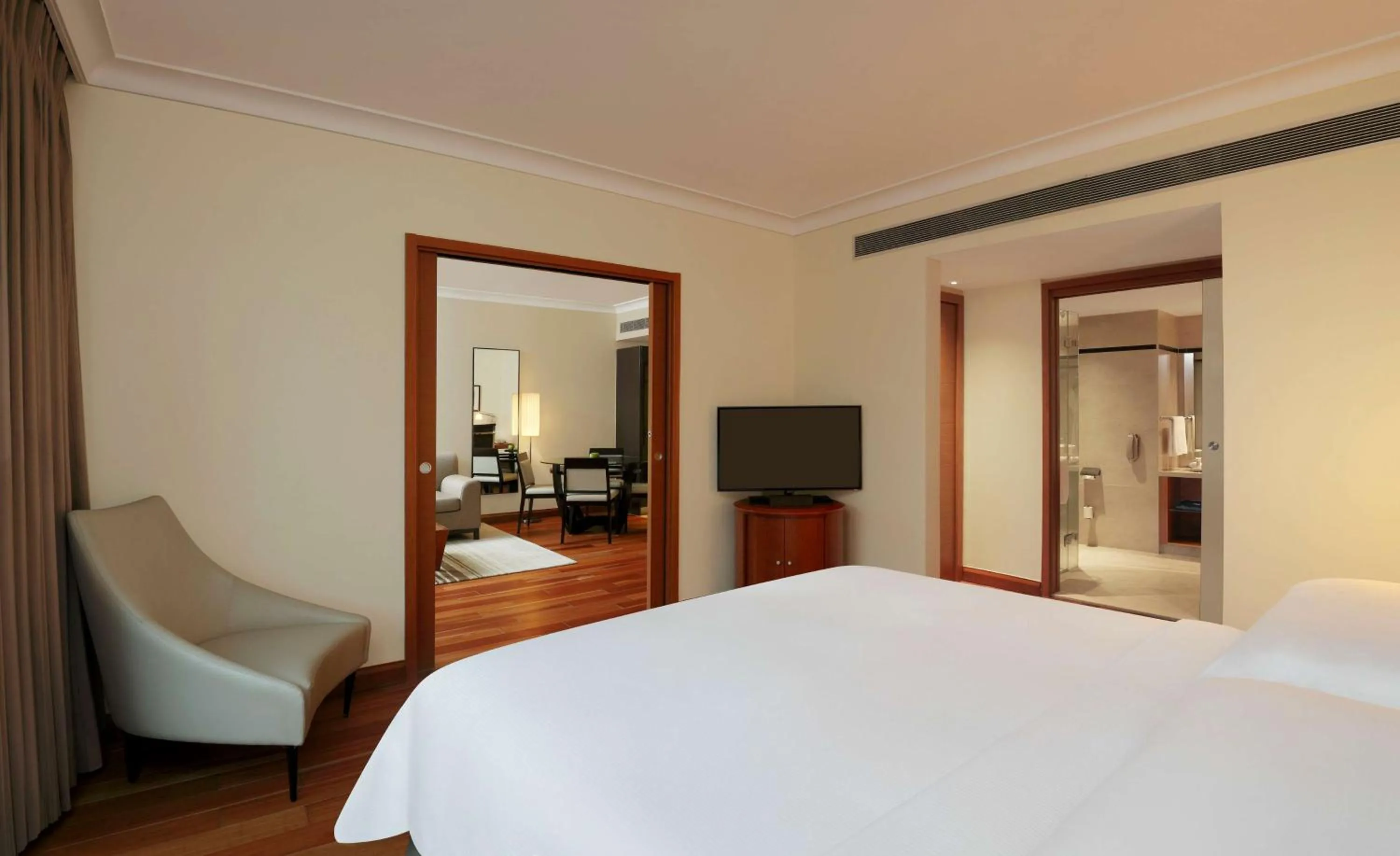 Bedroom, Bed in Hilton Bangalore Embassy GolfLinks