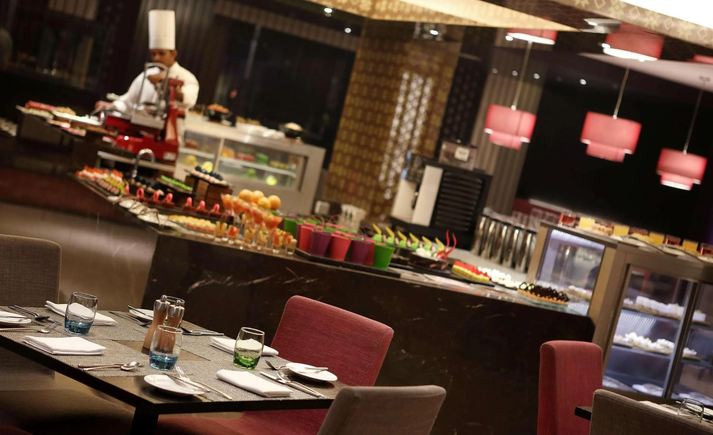 Restaurant/places to eat in Hilton Bangalore Embassy GolfLinks