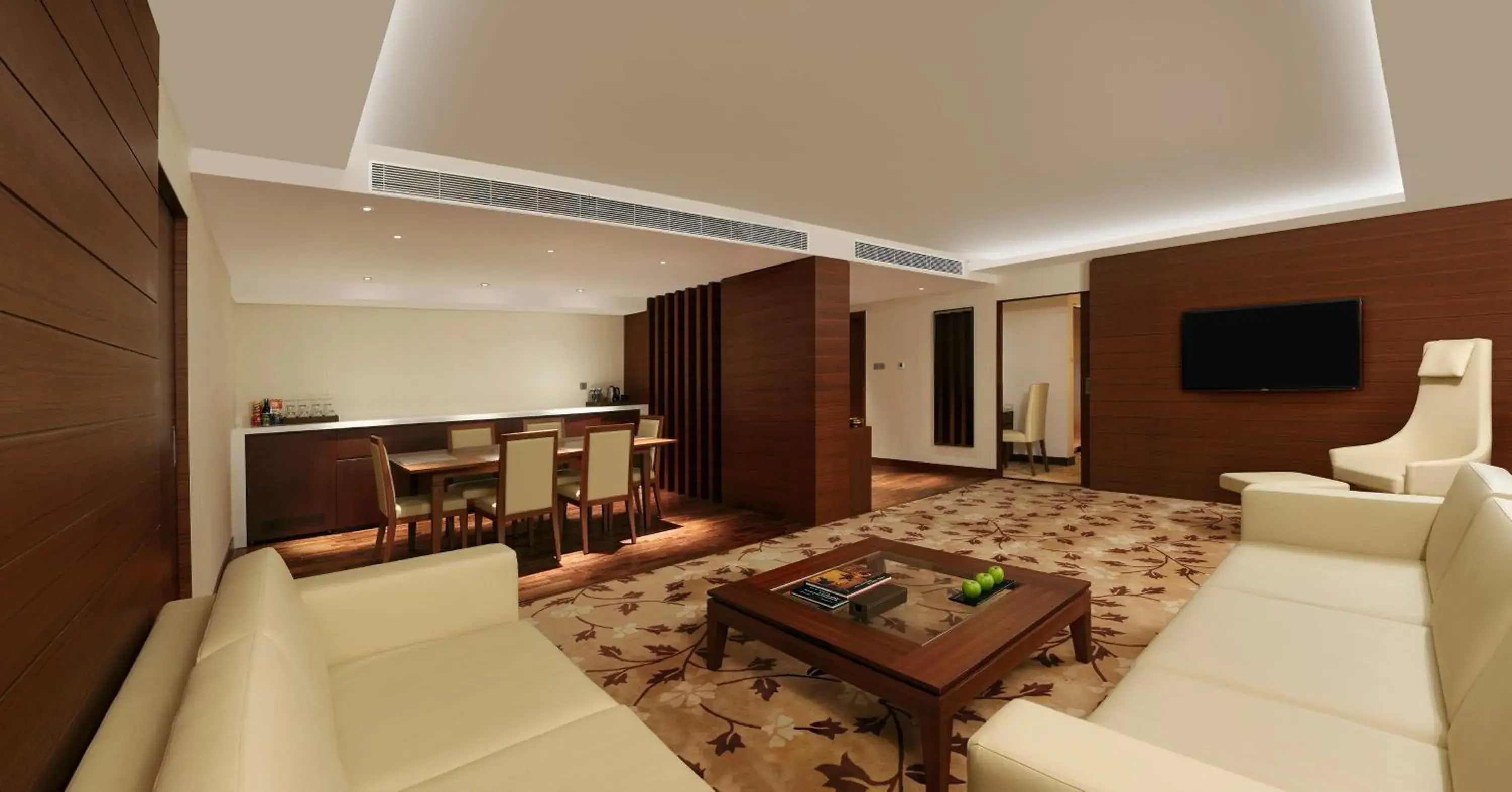 Two-Bedroom Luxury Suite with Club Lounge in Hilton Bangalore Embassy GolfLinks Two-Bedroom Luxury Suite with Club Lounge in Hilton Bangalore Embassy GolfLinks