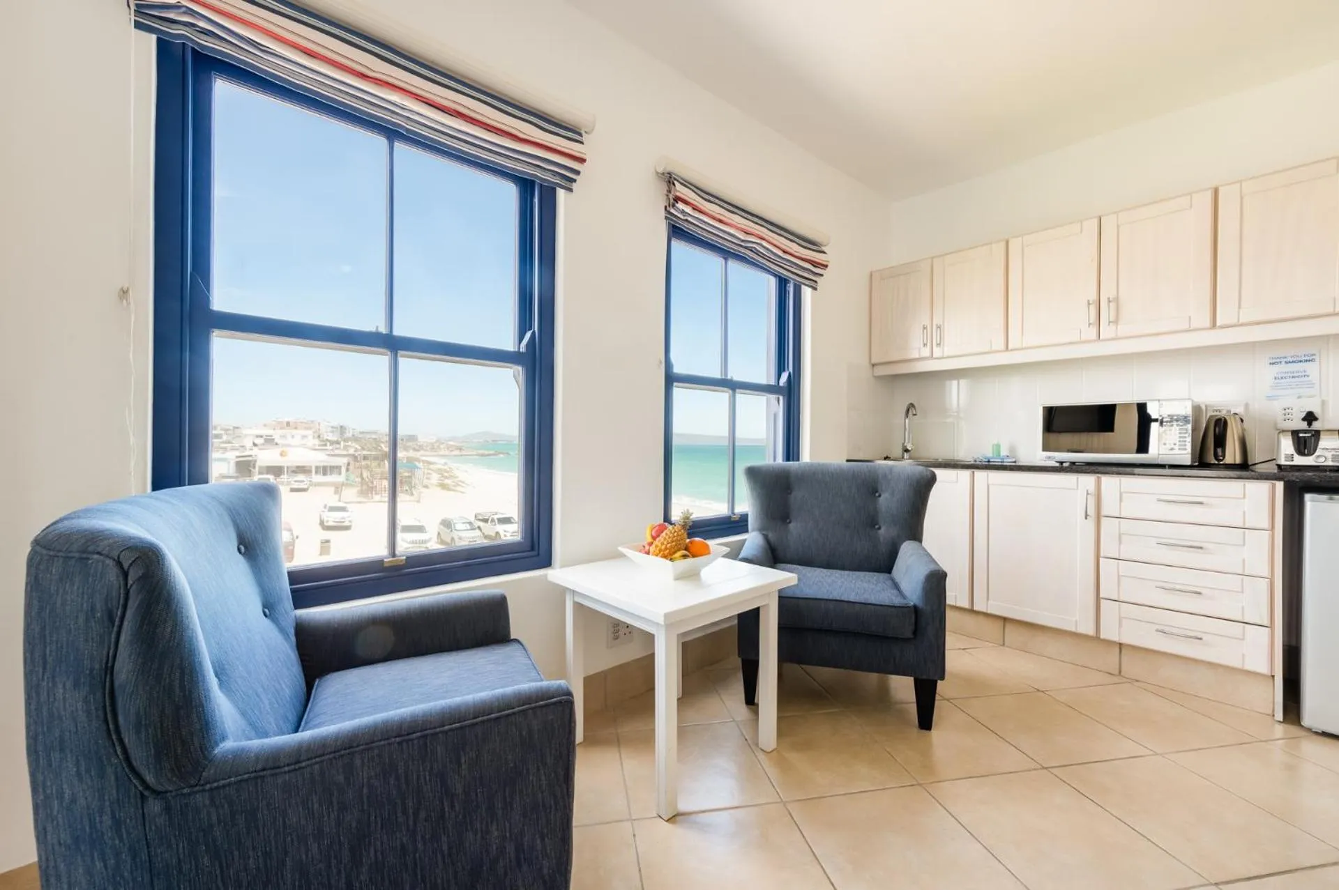 Seating area in Club Mykonos Langebaan