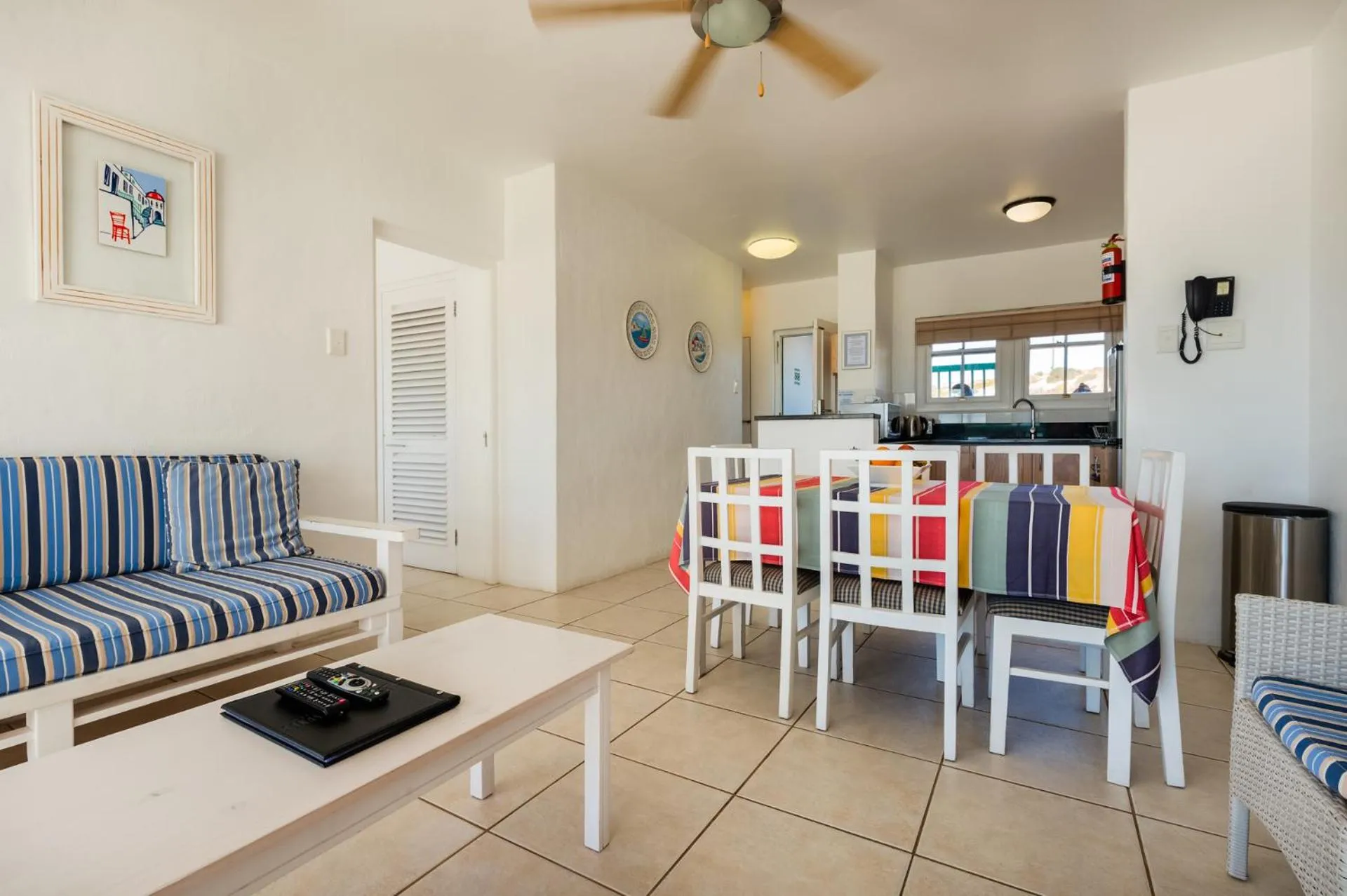 Living room in Club Mykonos Langebaan