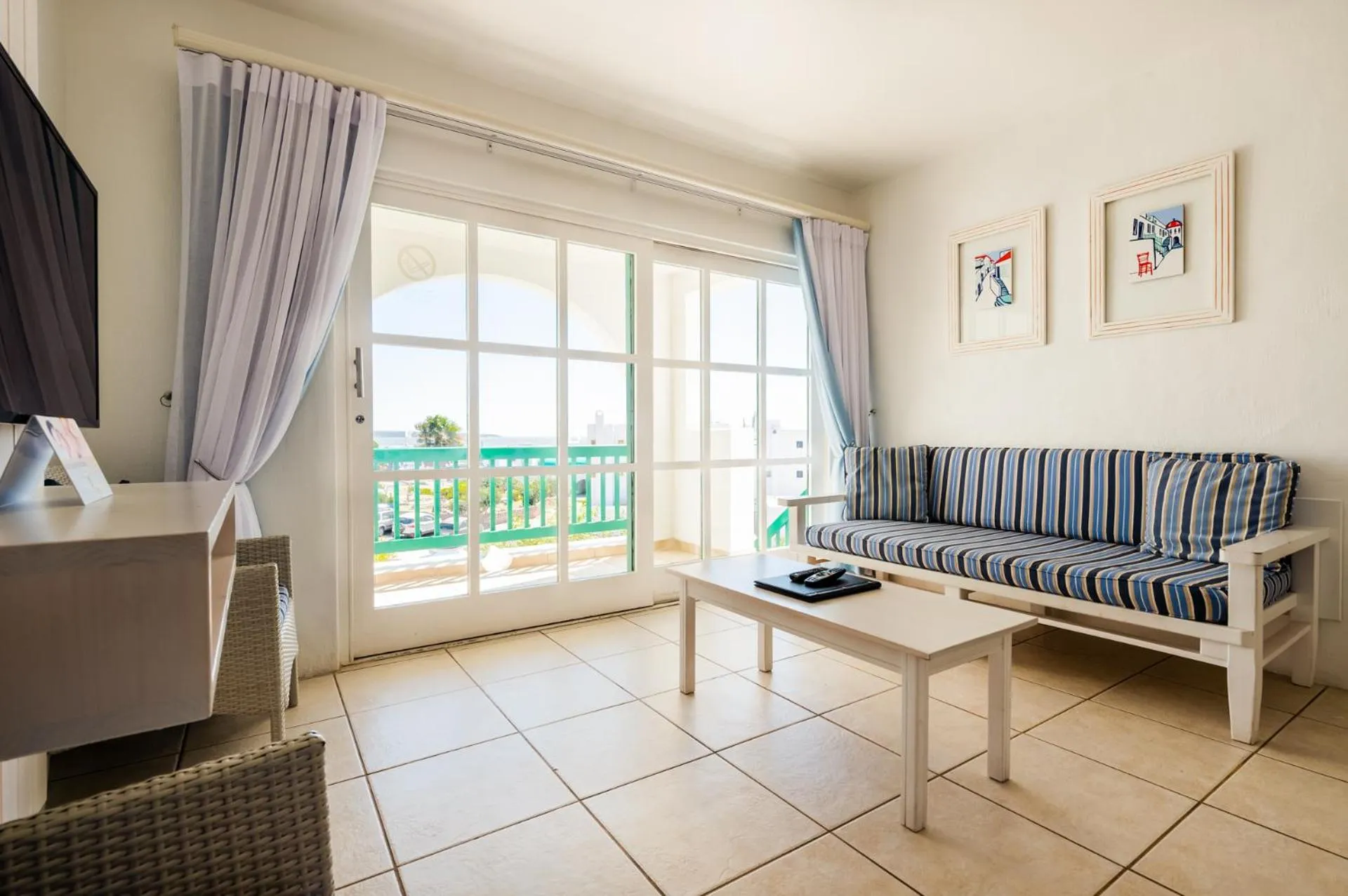 Living room in Club Mykonos Langebaan