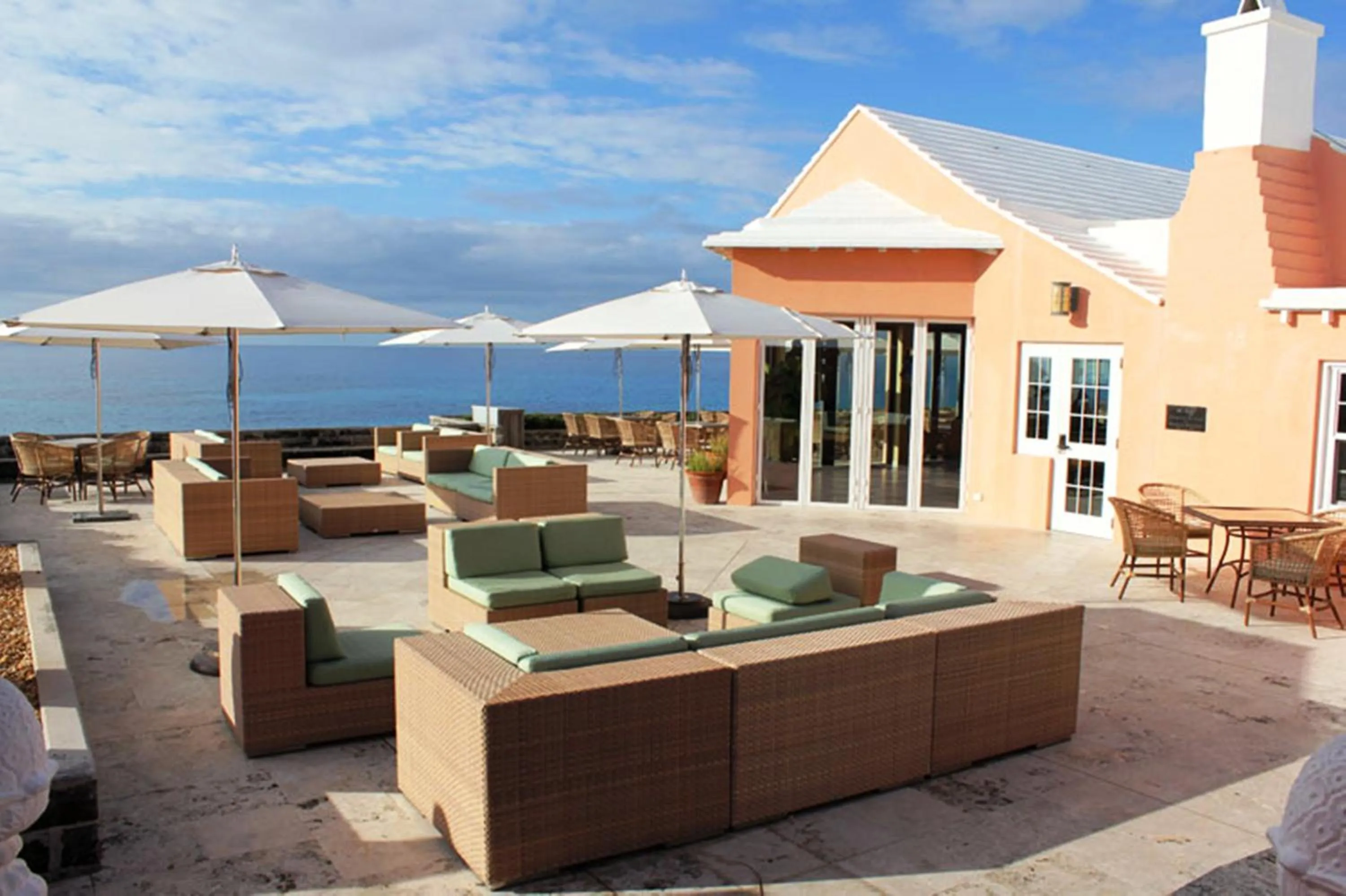 Patio in The Reefs Resort and Club