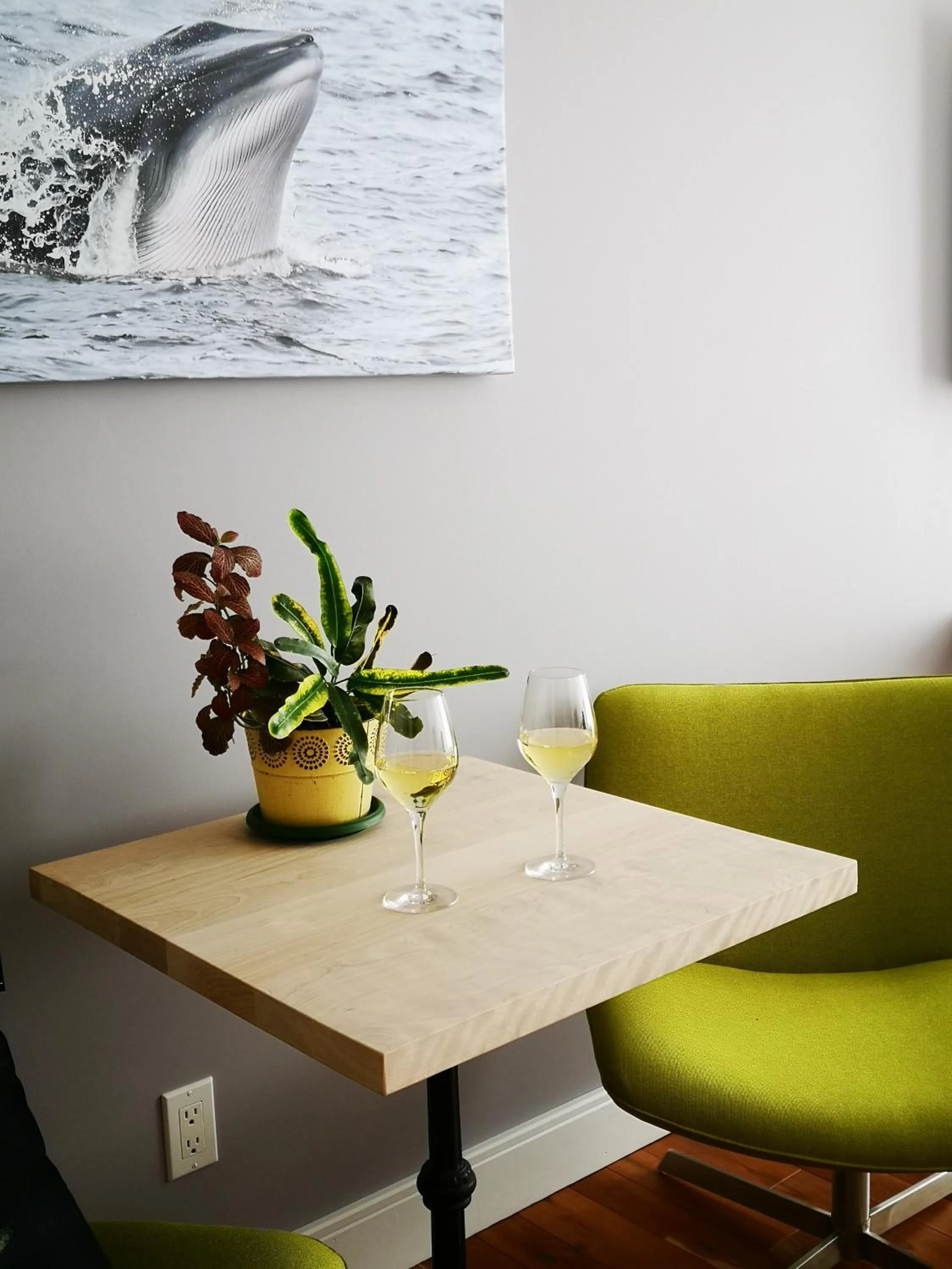 Seating area in Au Cachalot Caché le gîte hôtel