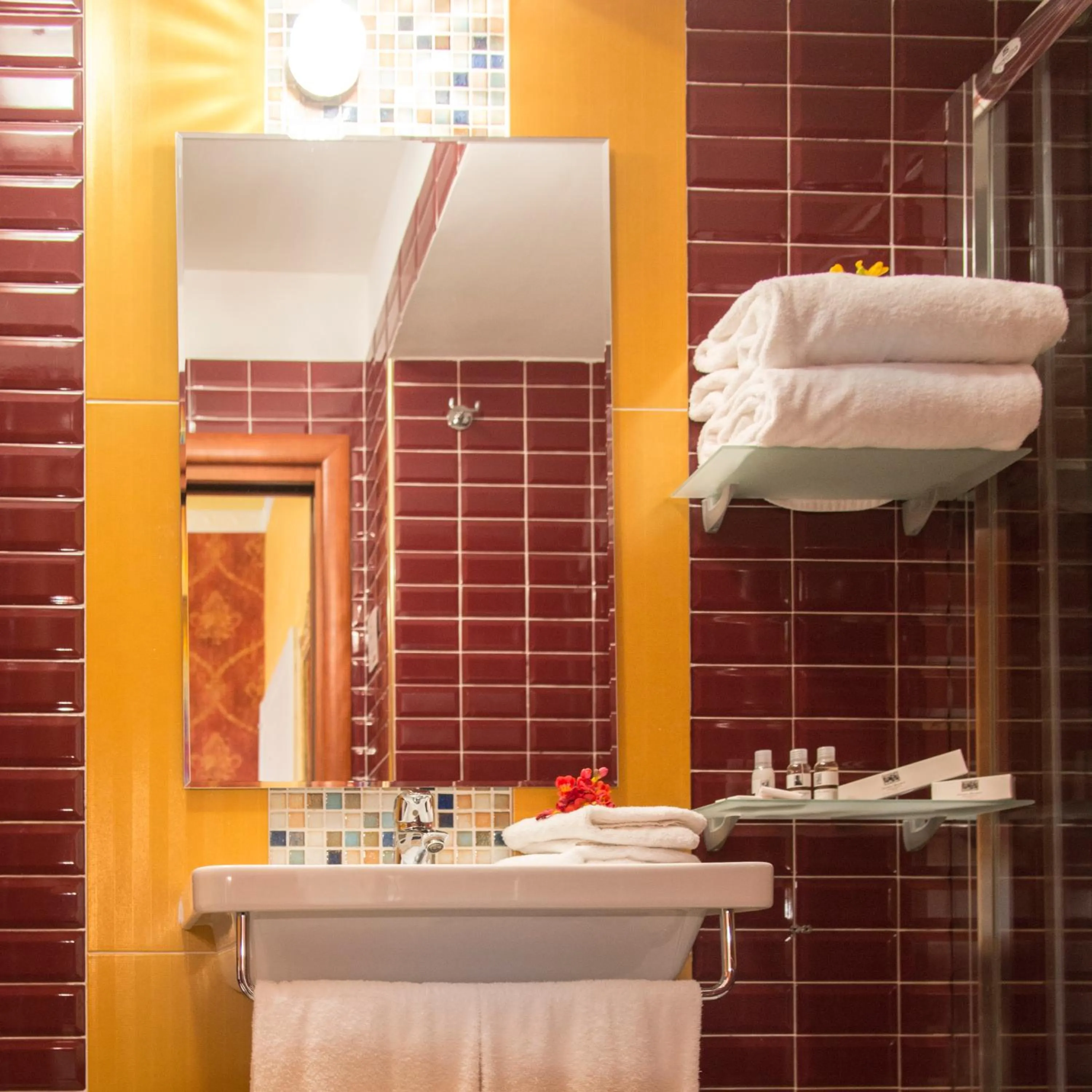 Shower in Ripetta Rooms