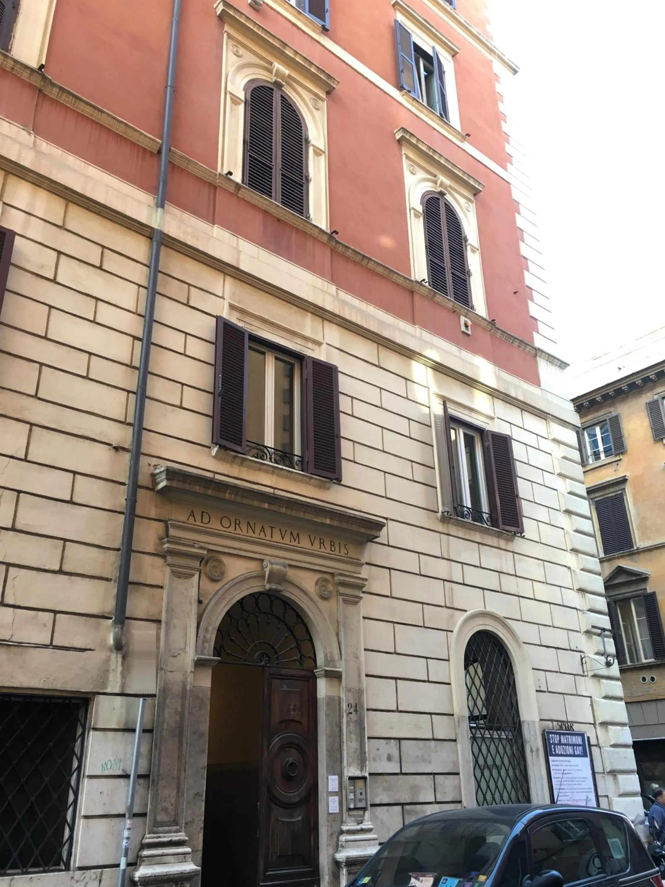 Facade/entrance in Ripetta Rooms