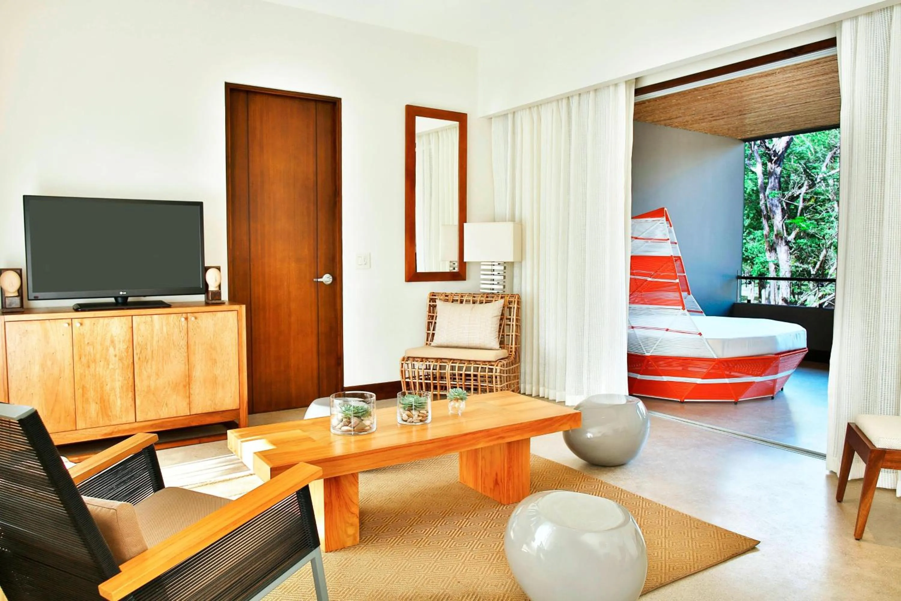Living room in El Mangroove Papagayo, Autograph Collection
