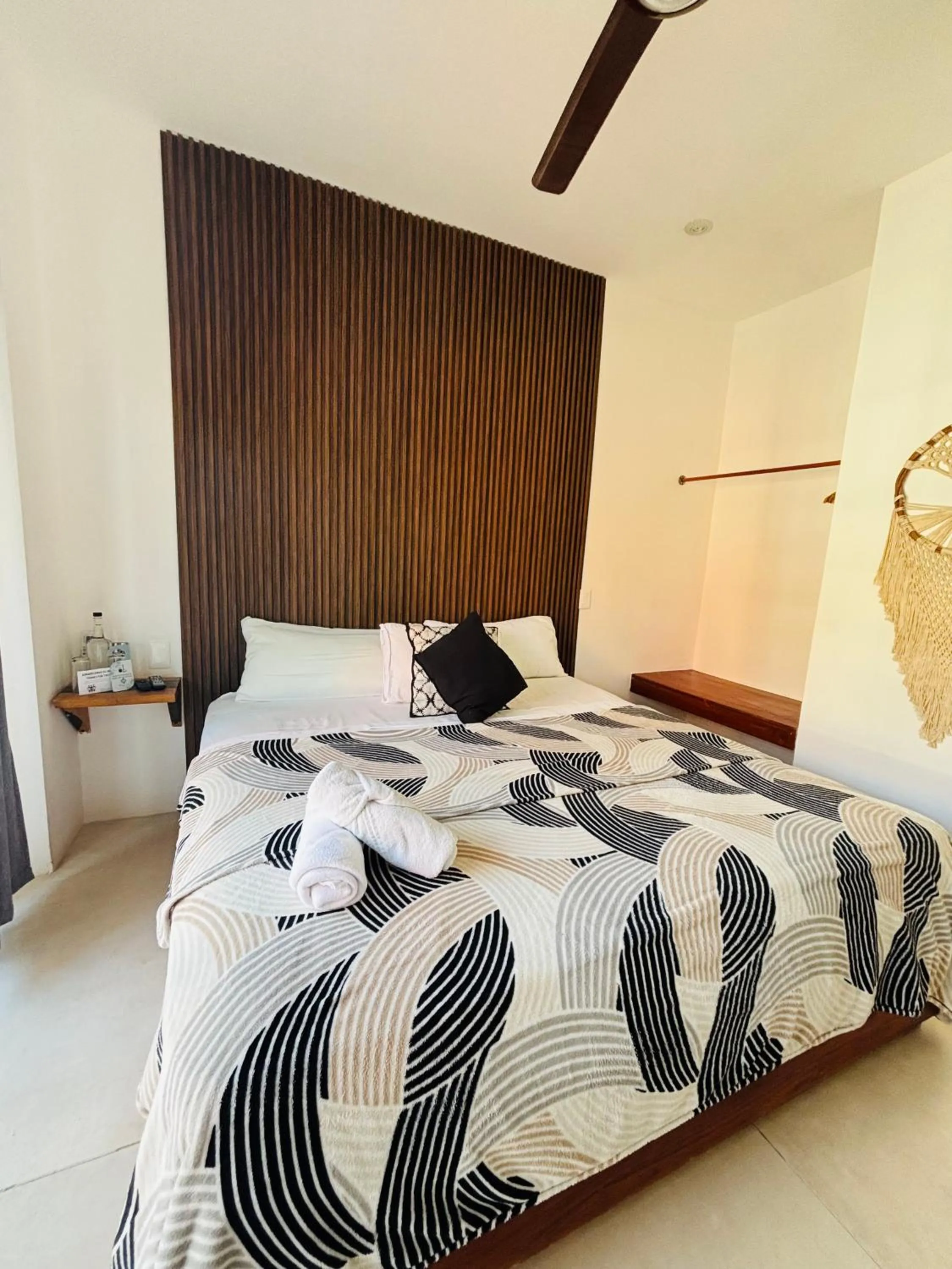 Bed in Hotel Mittoz Holbox
