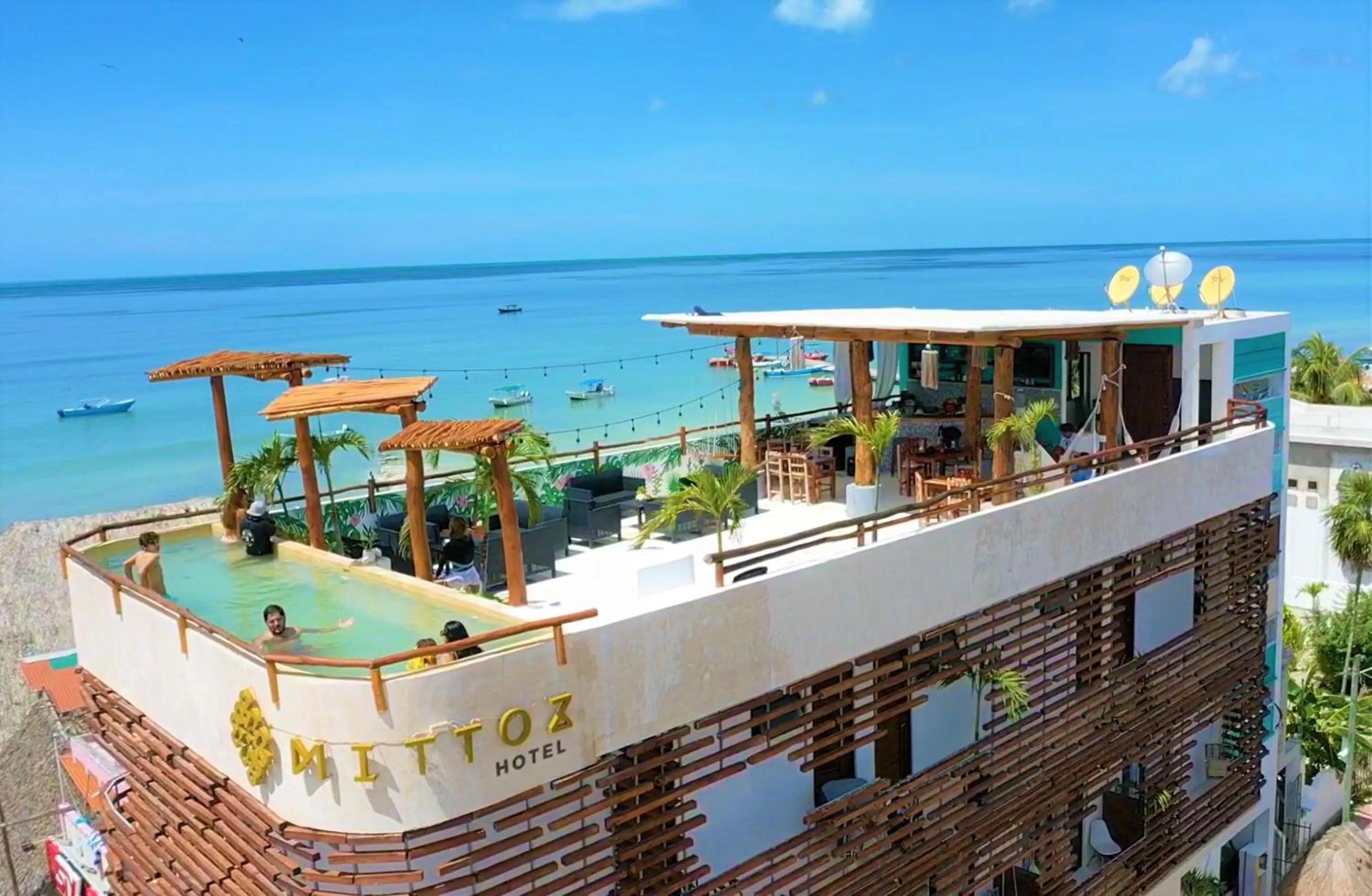 Balcony/Terrace in Hotel Mittoz Holbox