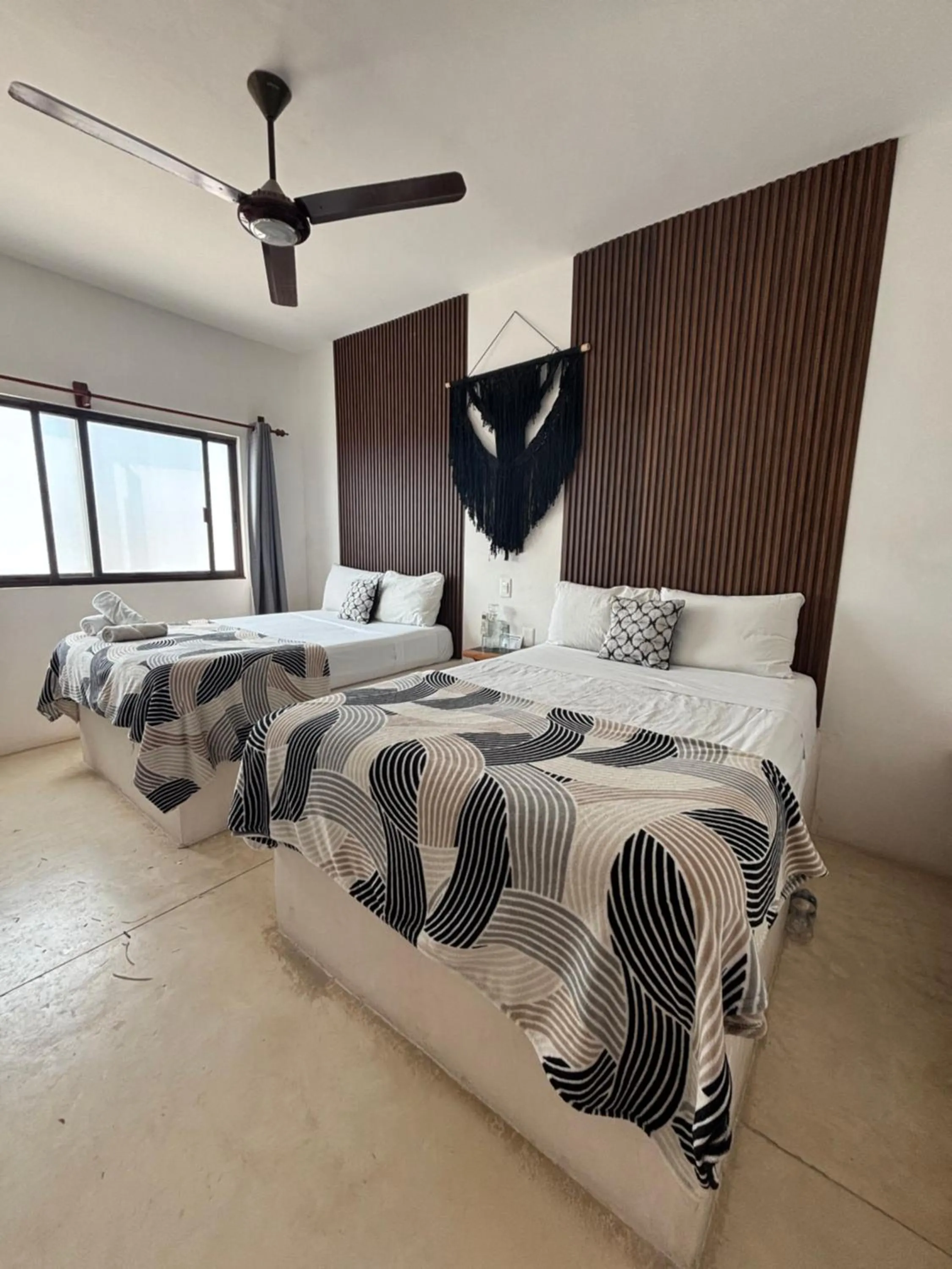 Bed in Hotel Mittoz Holbox