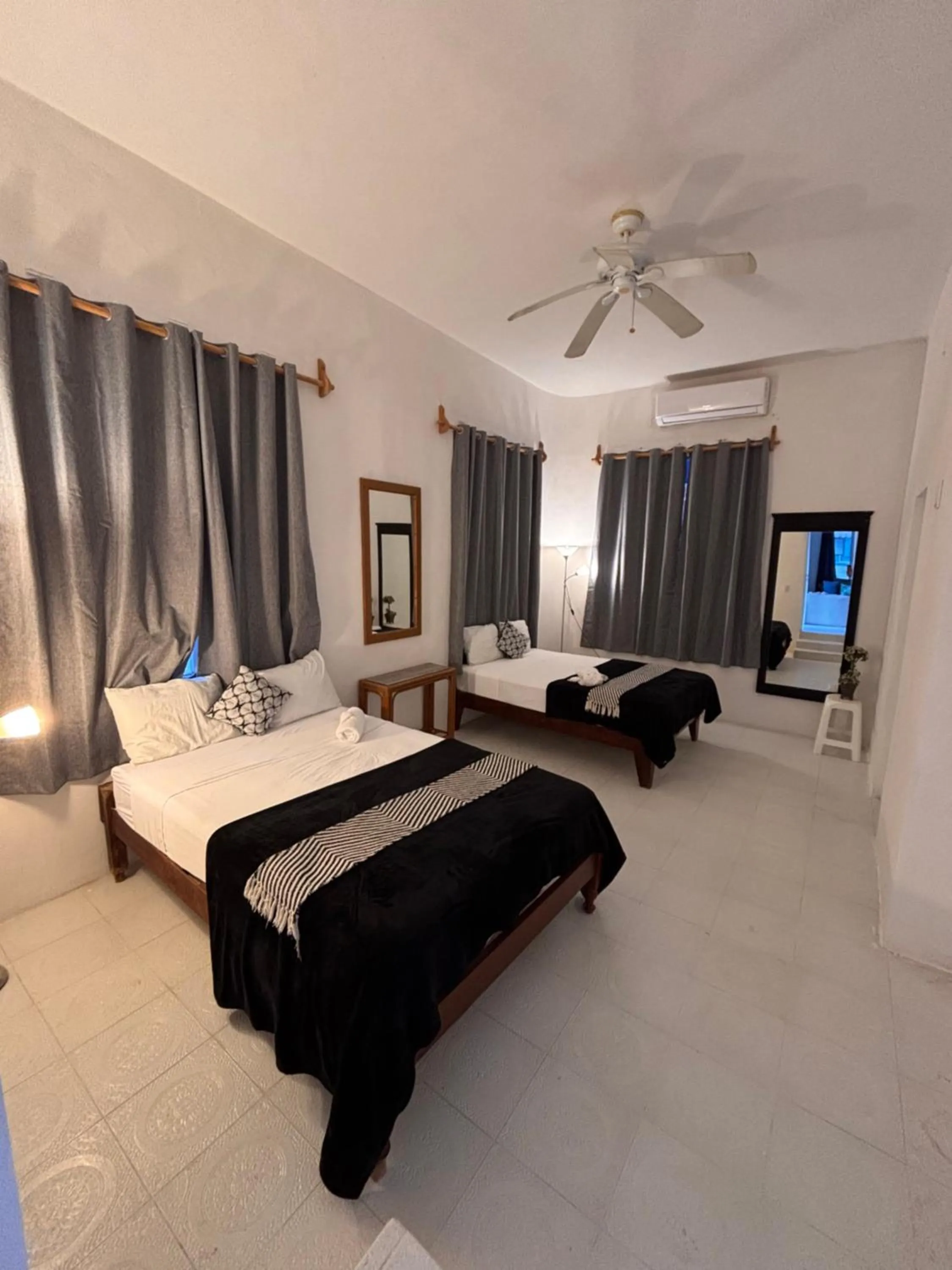 Bed in Hotel Mittoz Holbox
