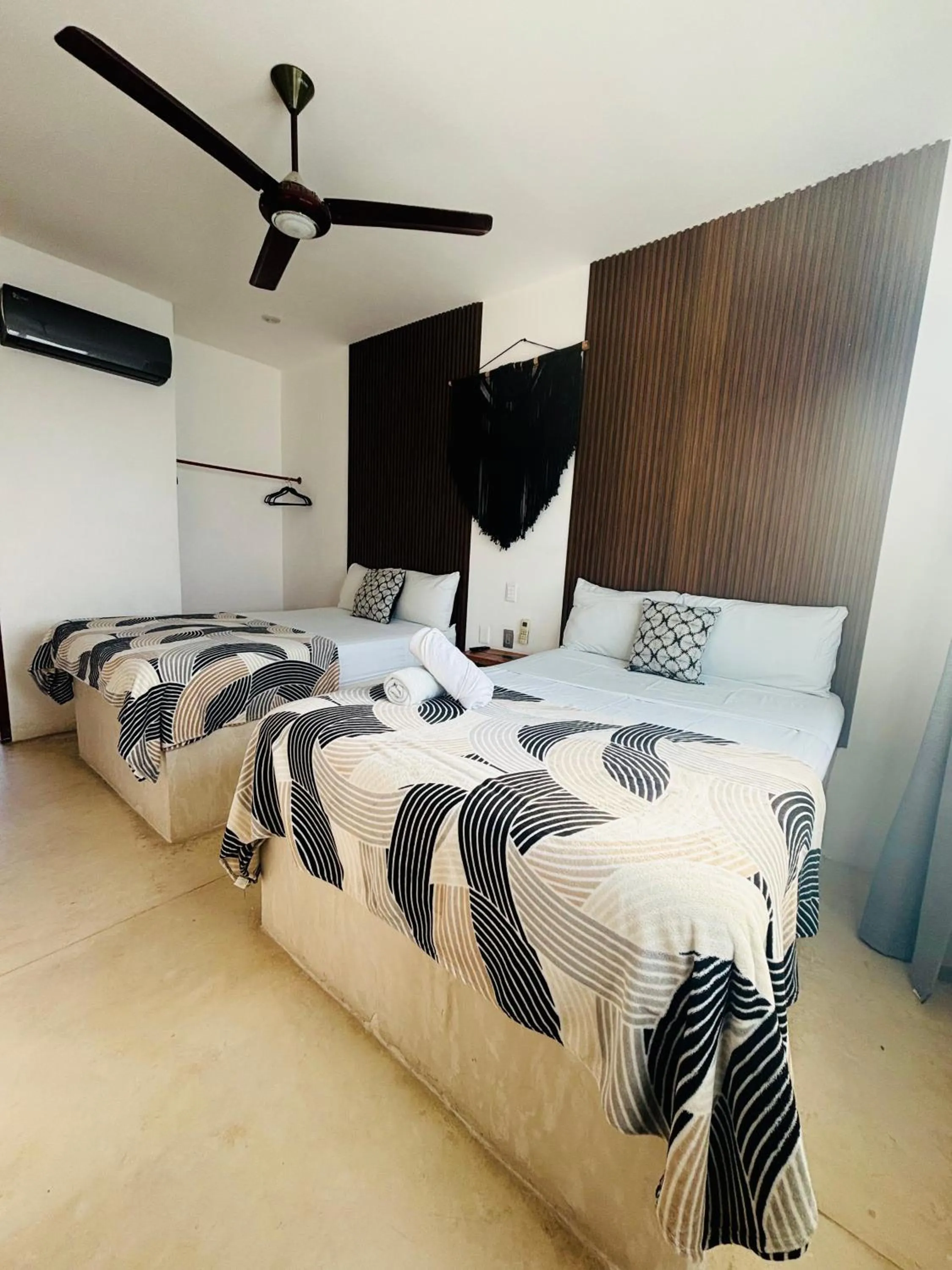Bed in Hotel Mittoz Holbox