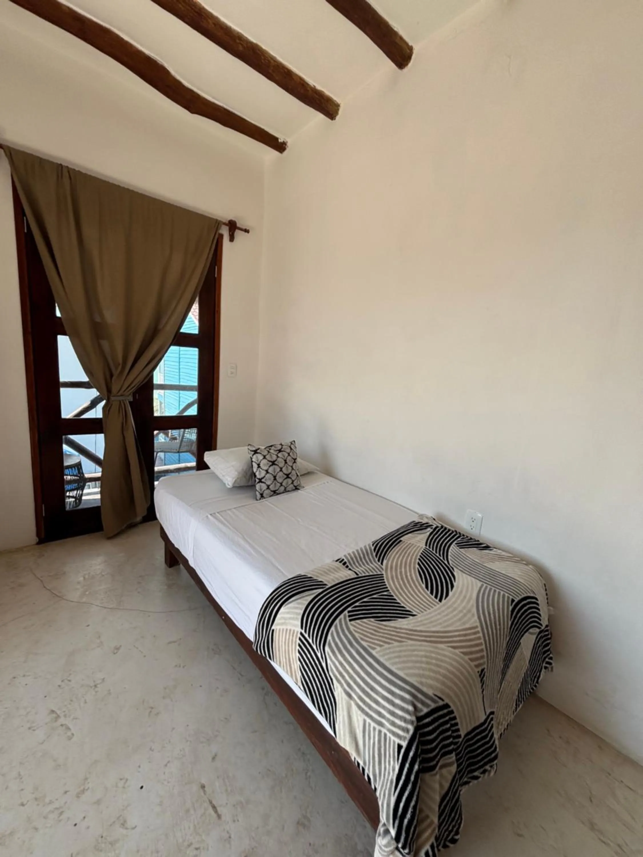 Bed in Hotel Mittoz Holbox