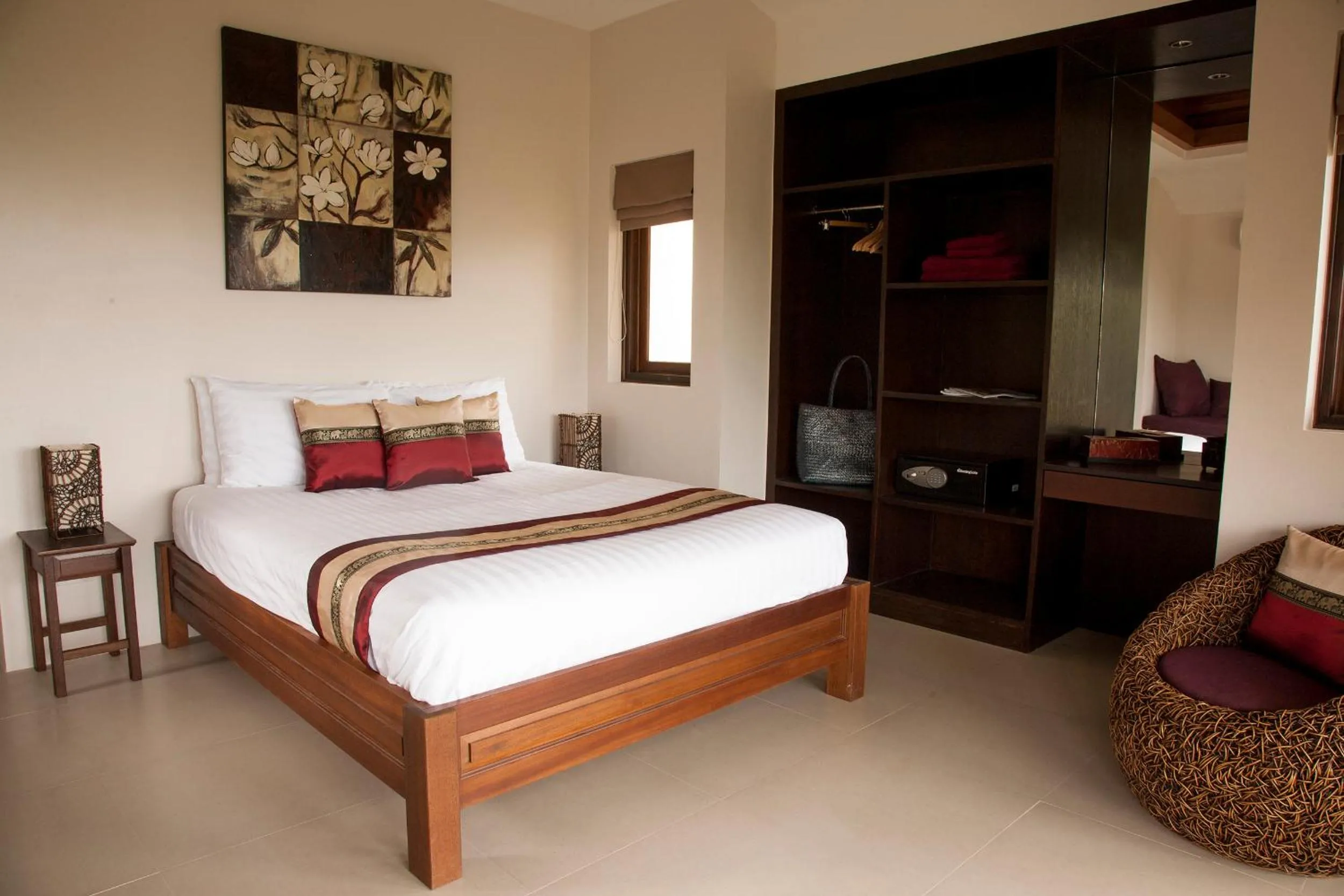Bed in Koh Phangan Pavilions Serviced Apartments