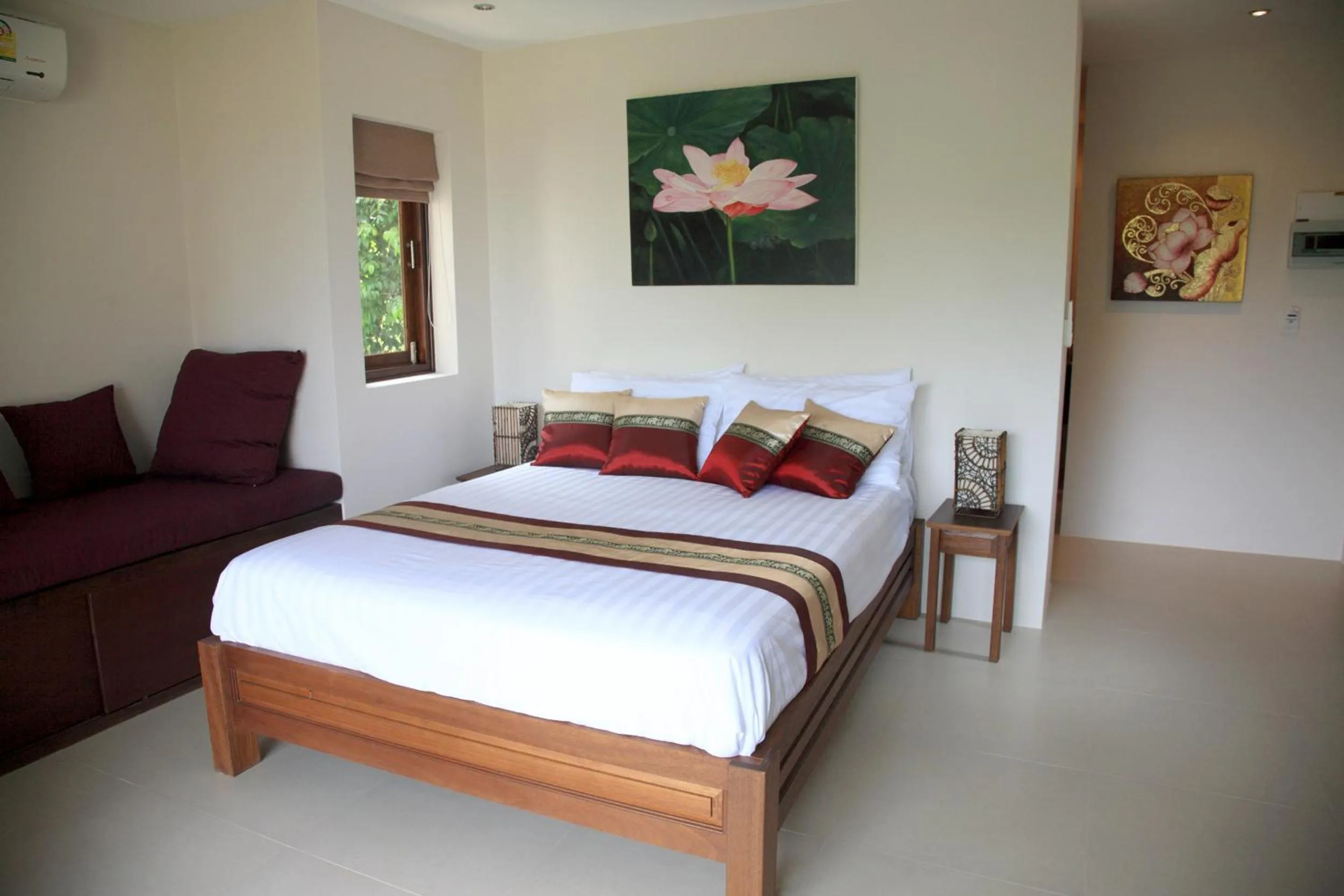 Bed in Koh Phangan Pavilions Serviced Apartments