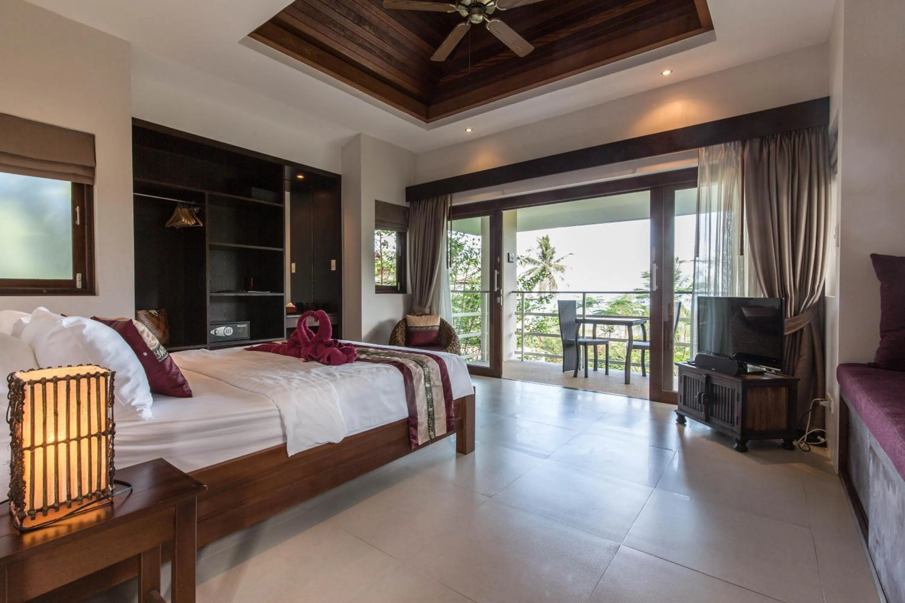 Photo of the whole room, Bed in Koh Phangan Pavilions Serviced Apartments