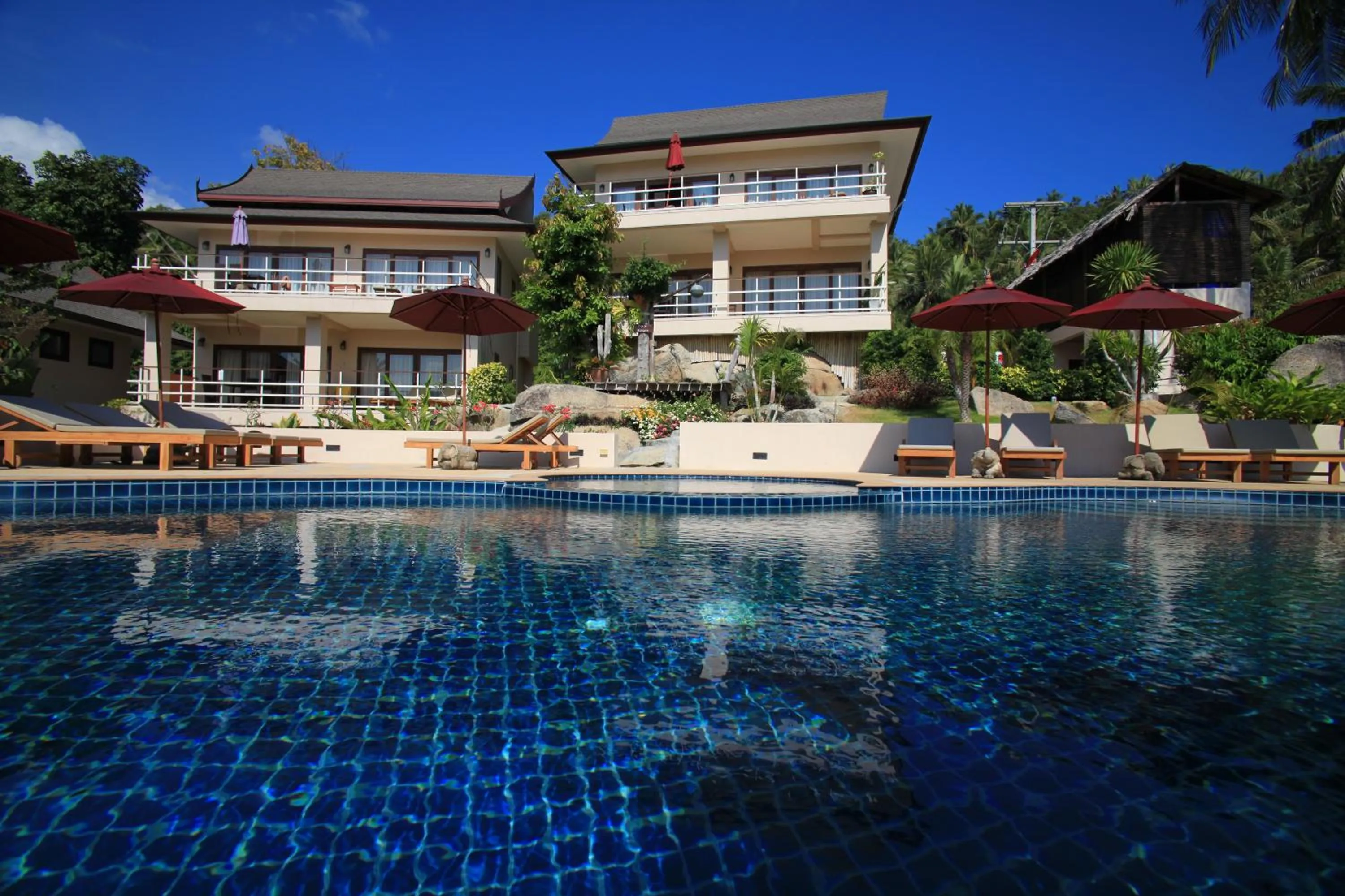 Swimming pool in Koh Phangan Pavilions Serviced Apartments