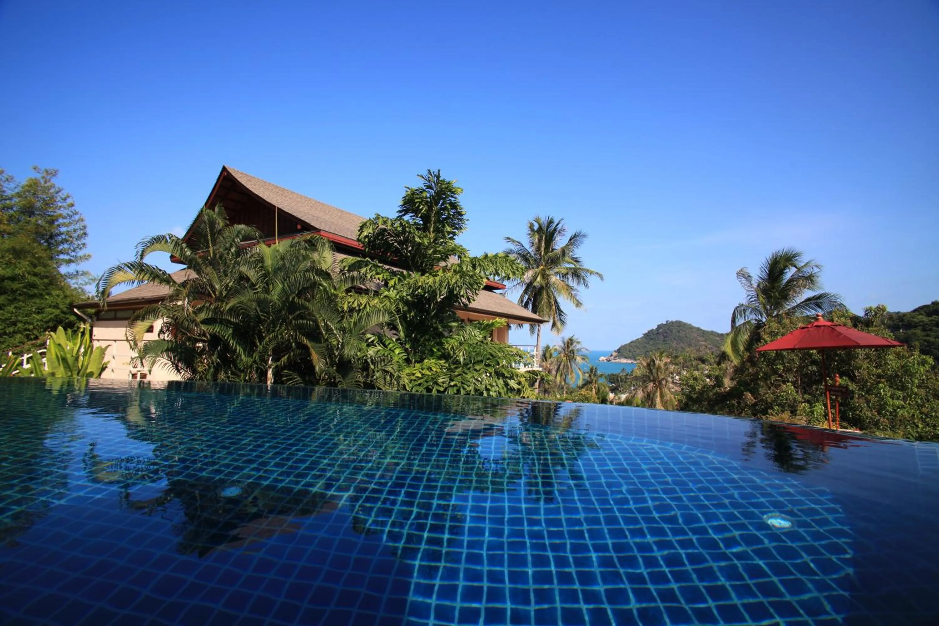 Swimming pool in Koh Phangan Pavilions Serviced Apartments